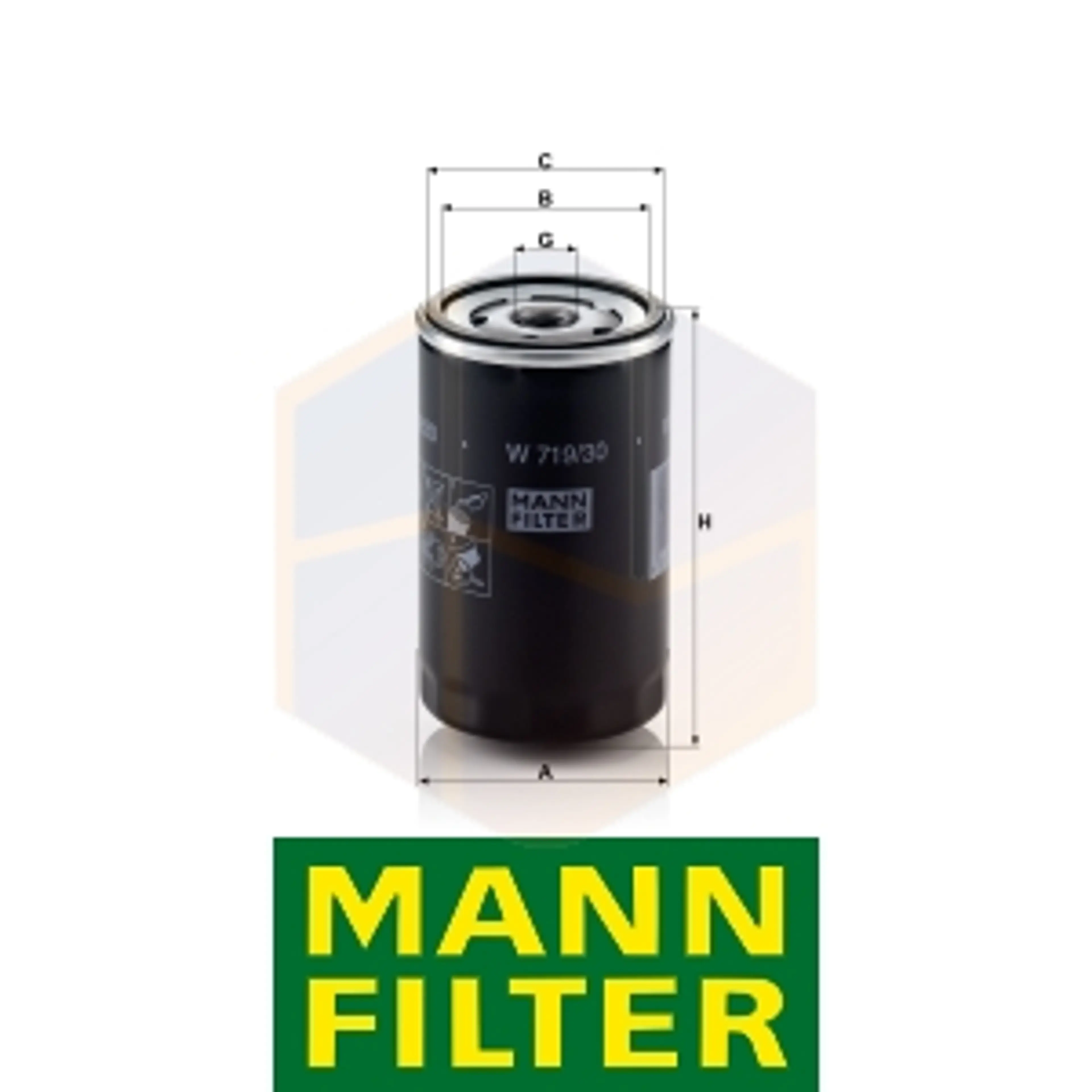 FILTRO ACEITE W 719/30 MANN