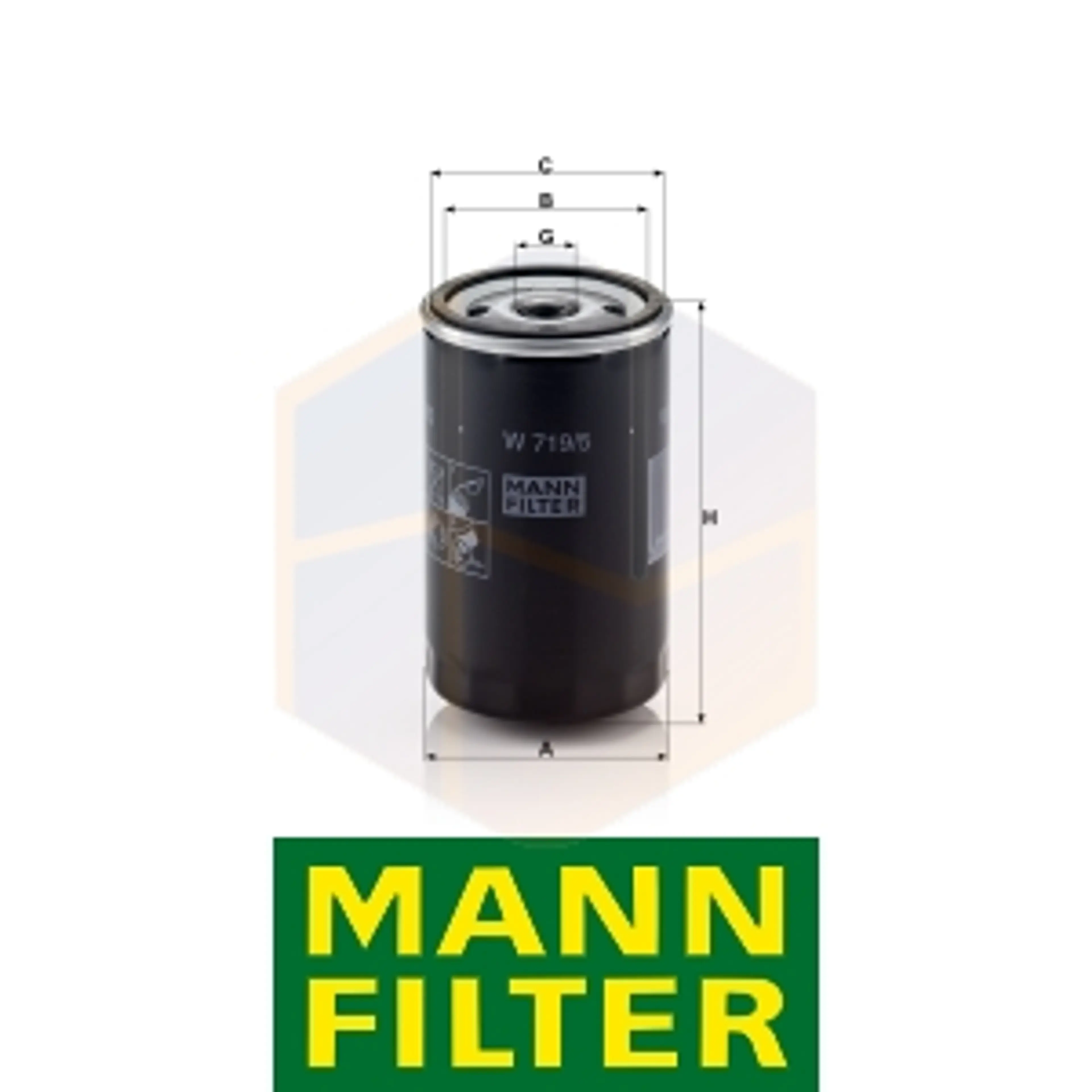 FILTRO ACEITE W 719/5 MANN