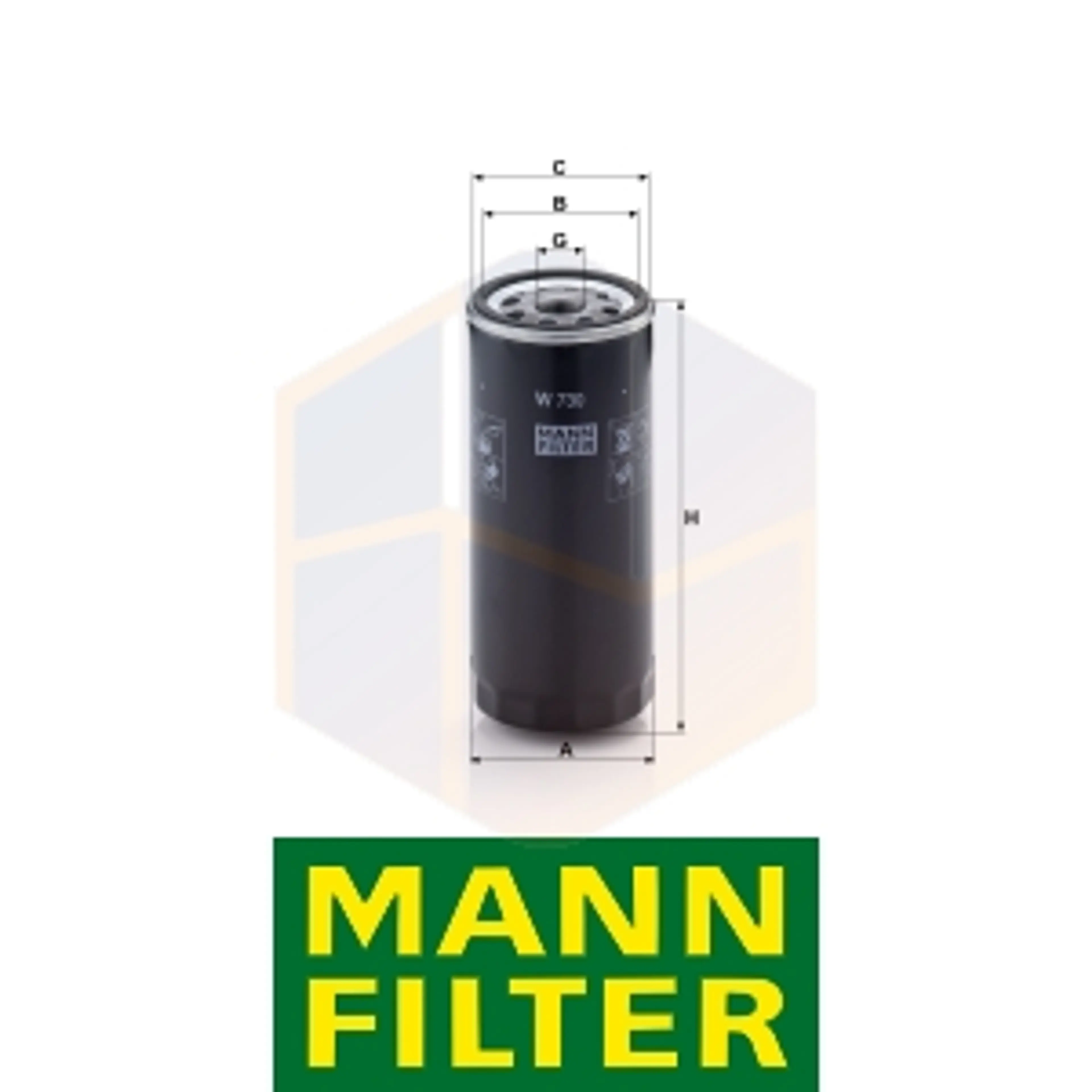 FILTRO ACEITE W 730 MANN