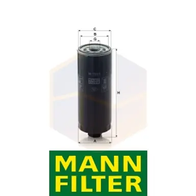 FILTRO ACEITE W 735/1 MANN