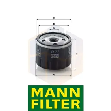 FILTRO ACEITE W 77 MANN