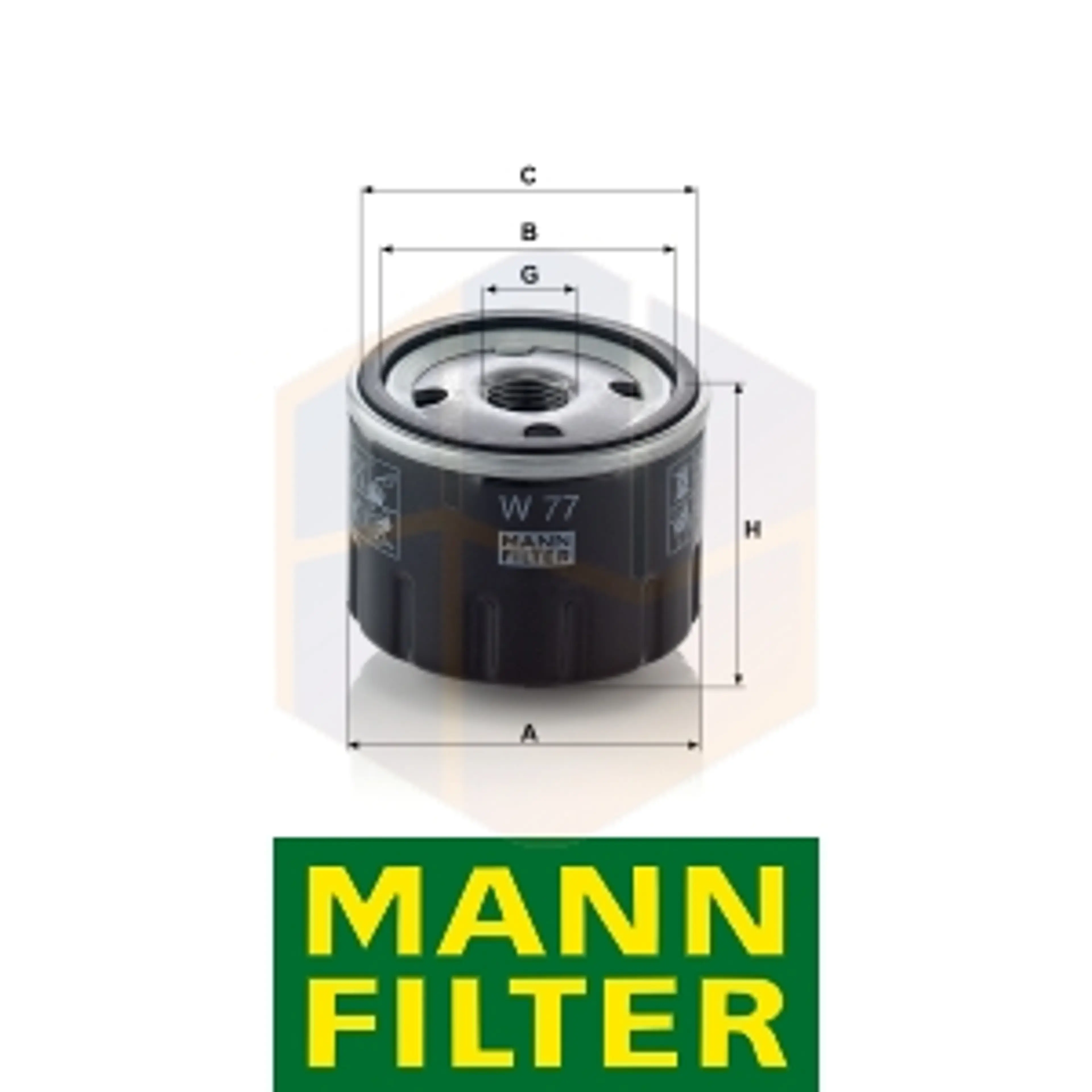 FILTRO ACEITE W 77 MANN