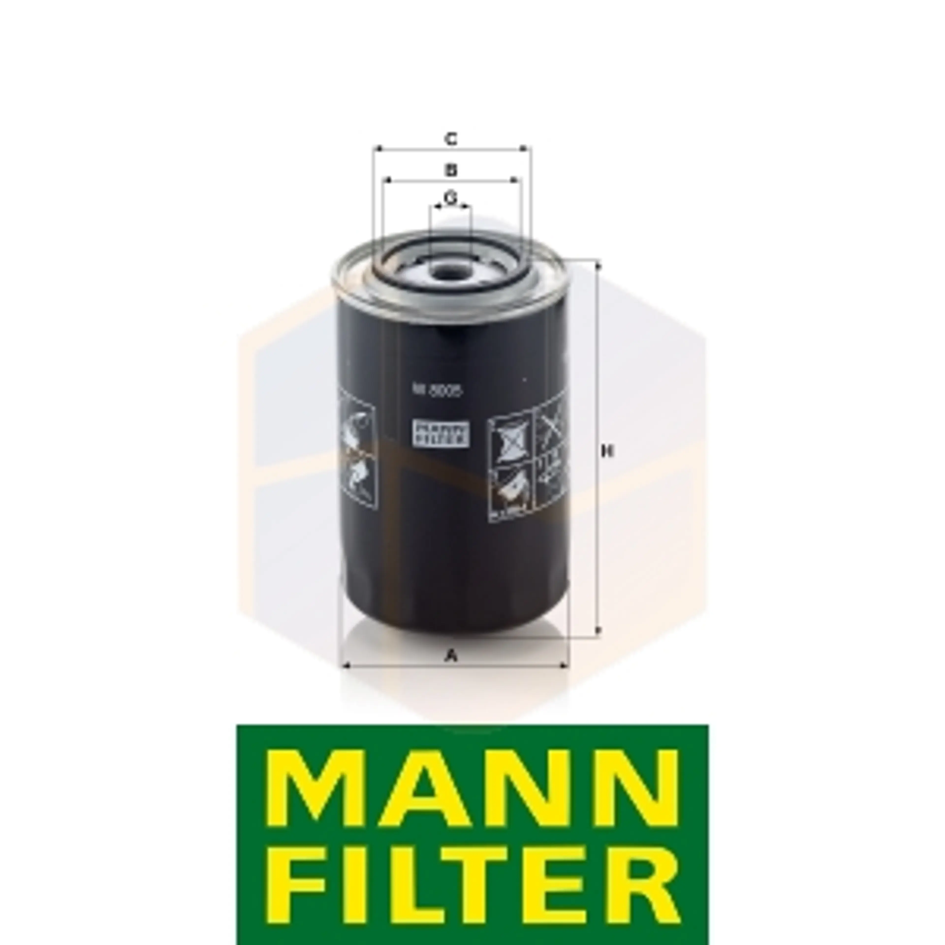 FILTRO ACEITE W 8005 MANN