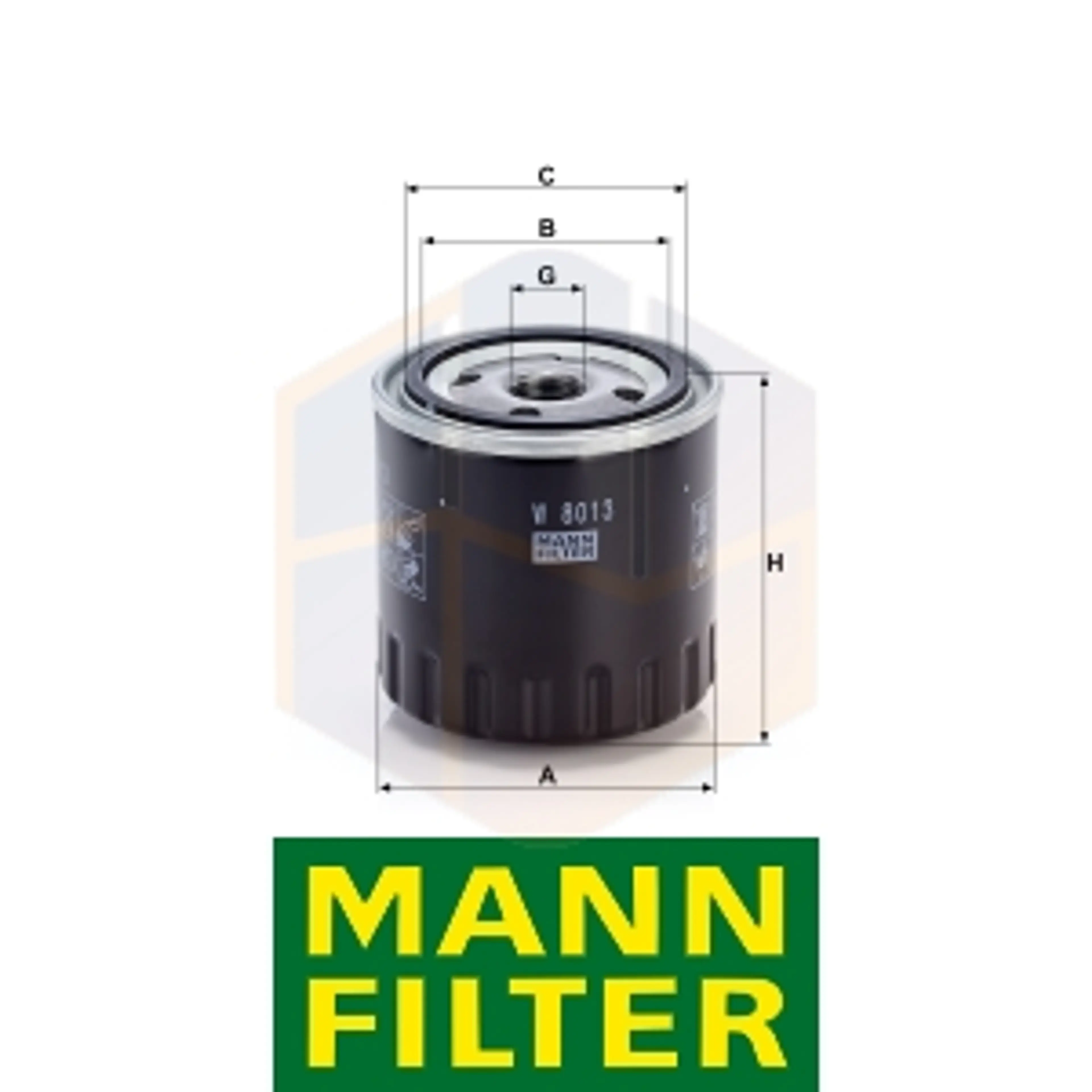 FILTRO ACEITE W 8013 MANN