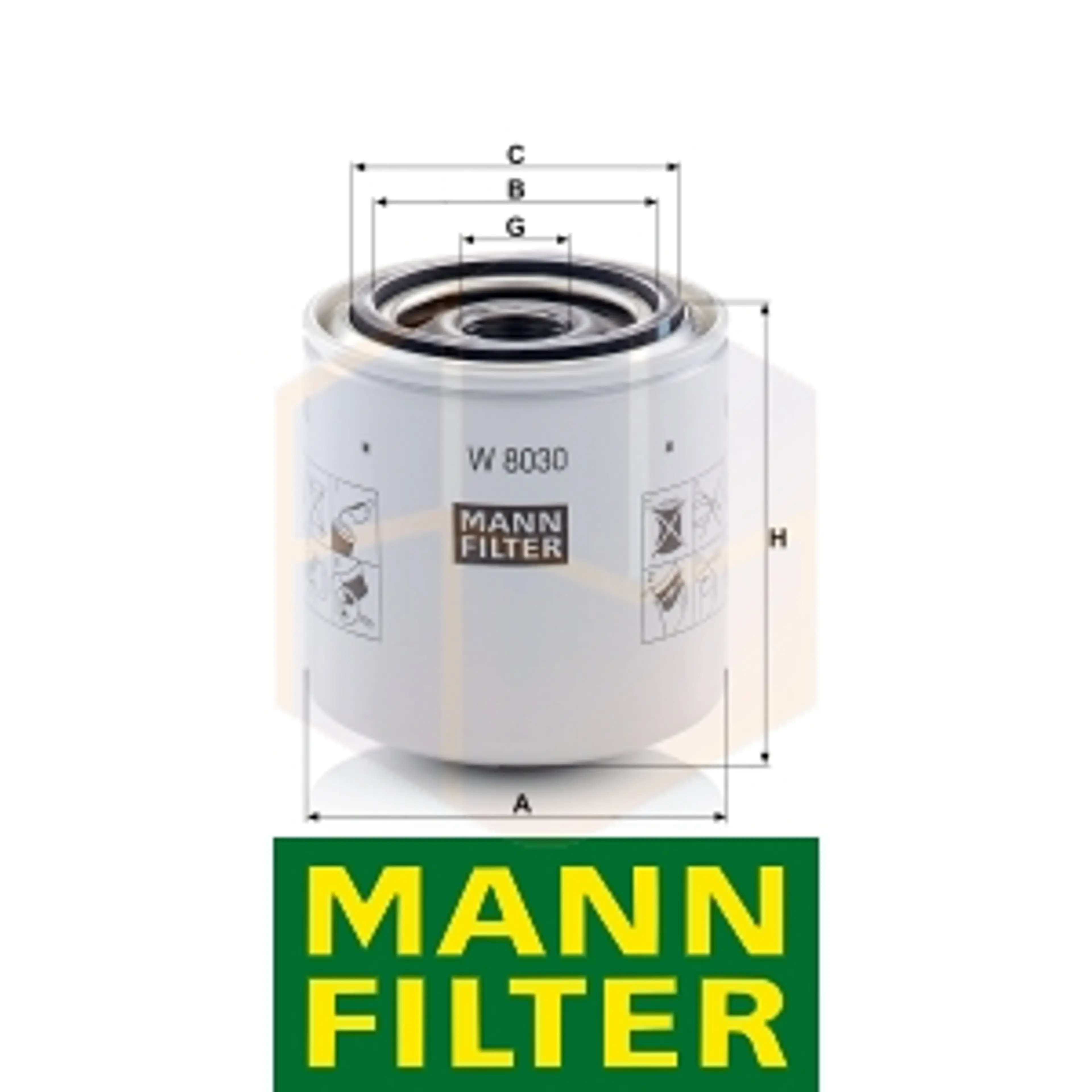 FILTRO ACEITE W 8030 MANN