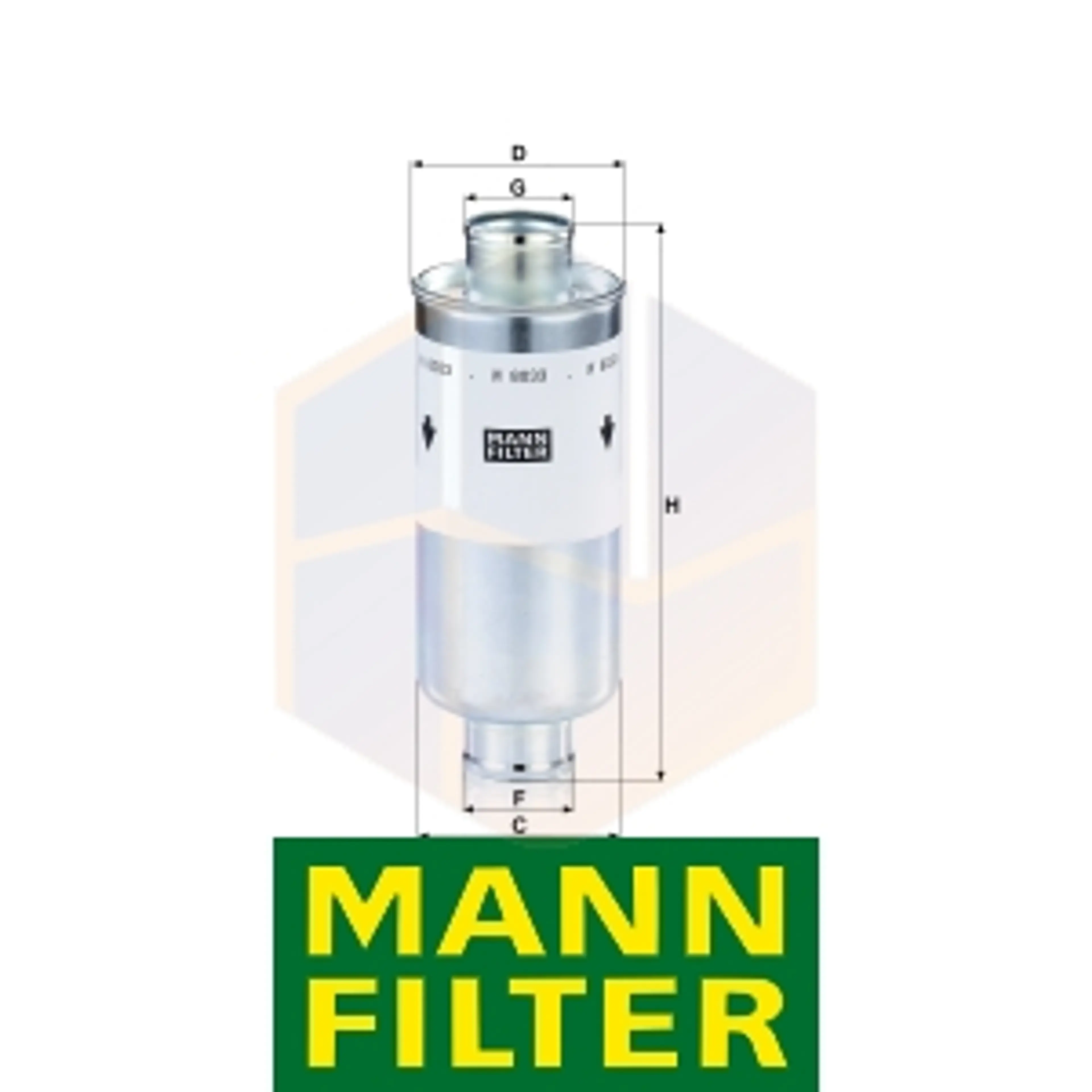 FILTRO ACEITE W 8033 MANN