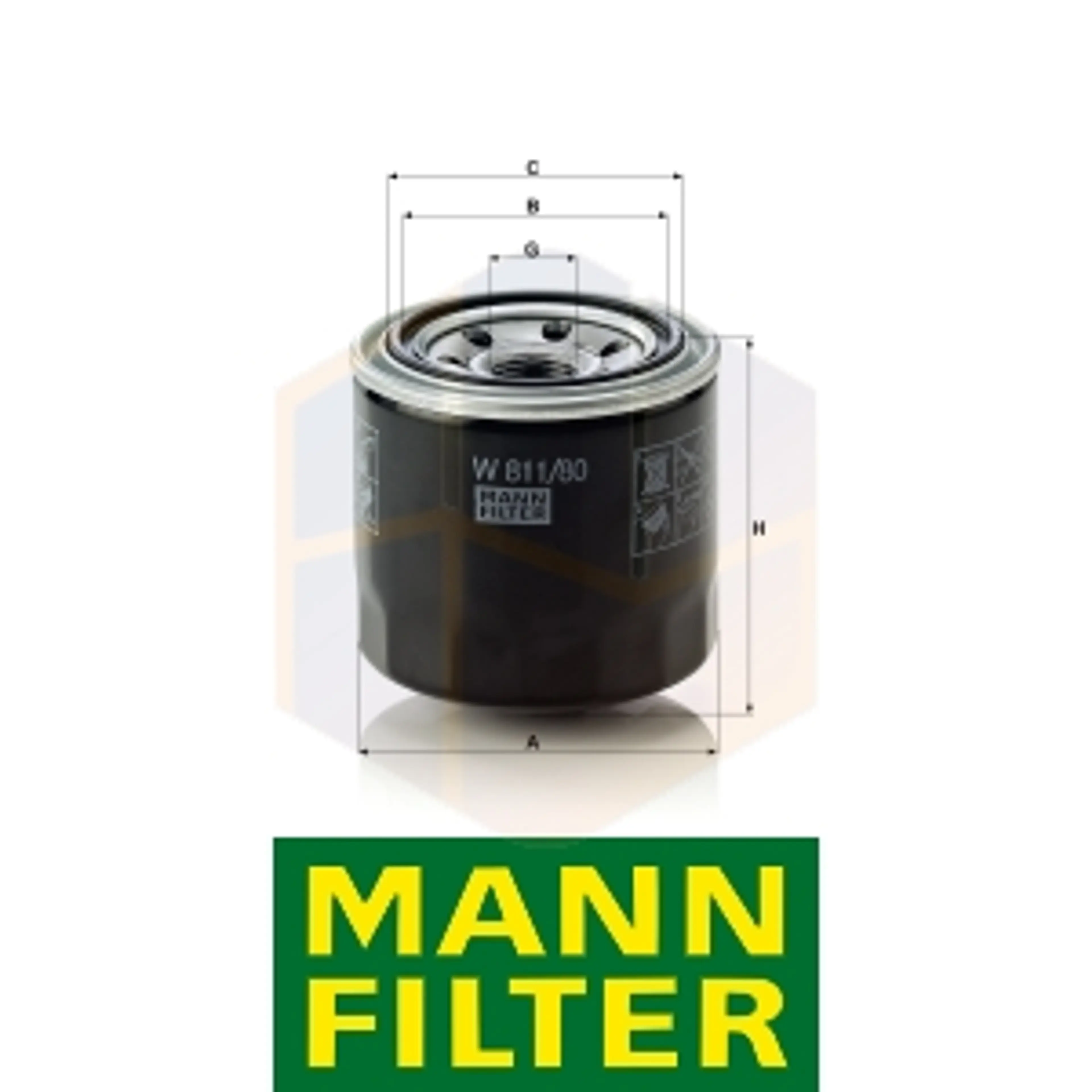 FILTRO ACEITE W 811/80 MANN