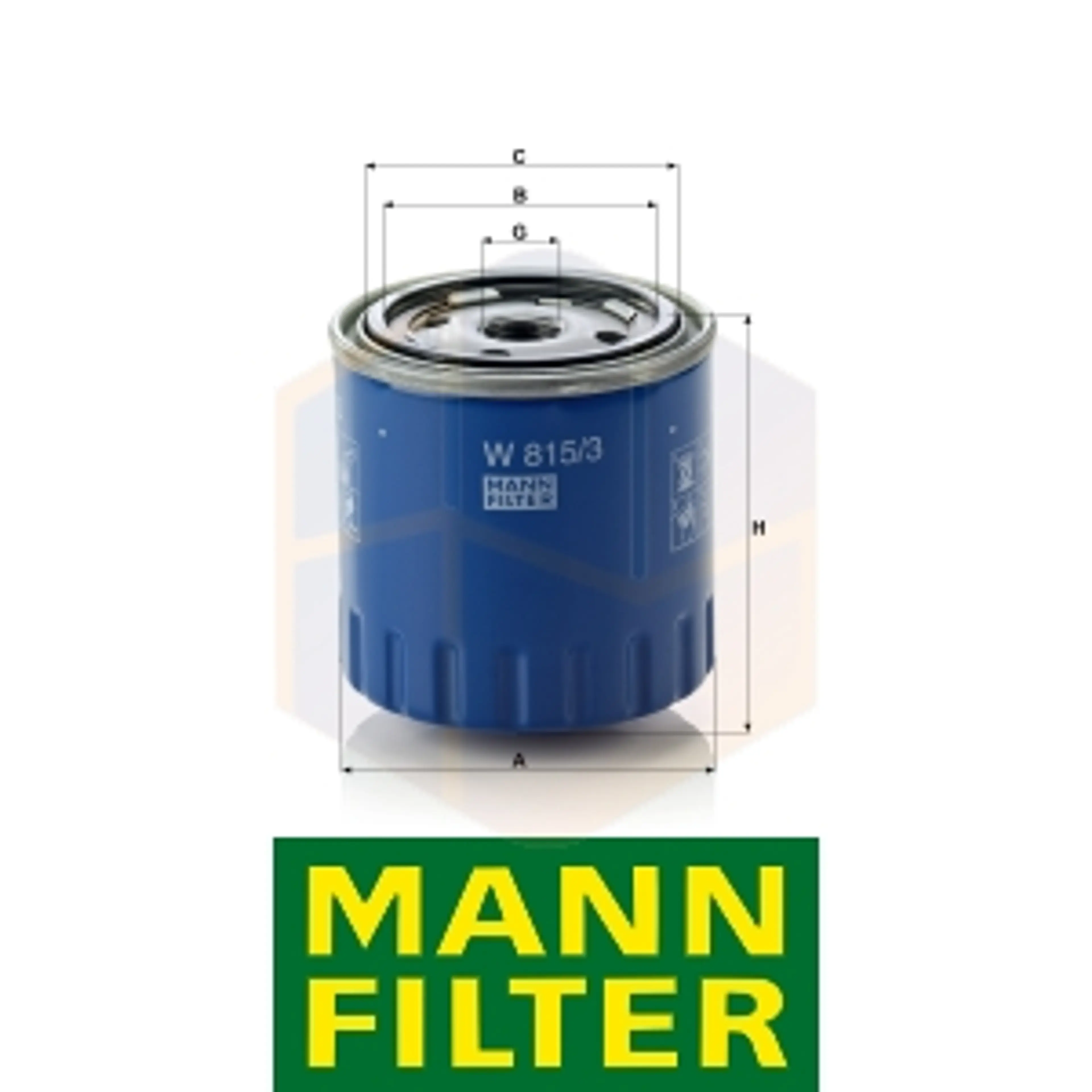 FILTRO ACEITE W 815/3 MANN