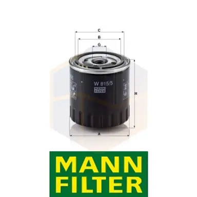 FILTRO ACEITE W 815/5 MANN