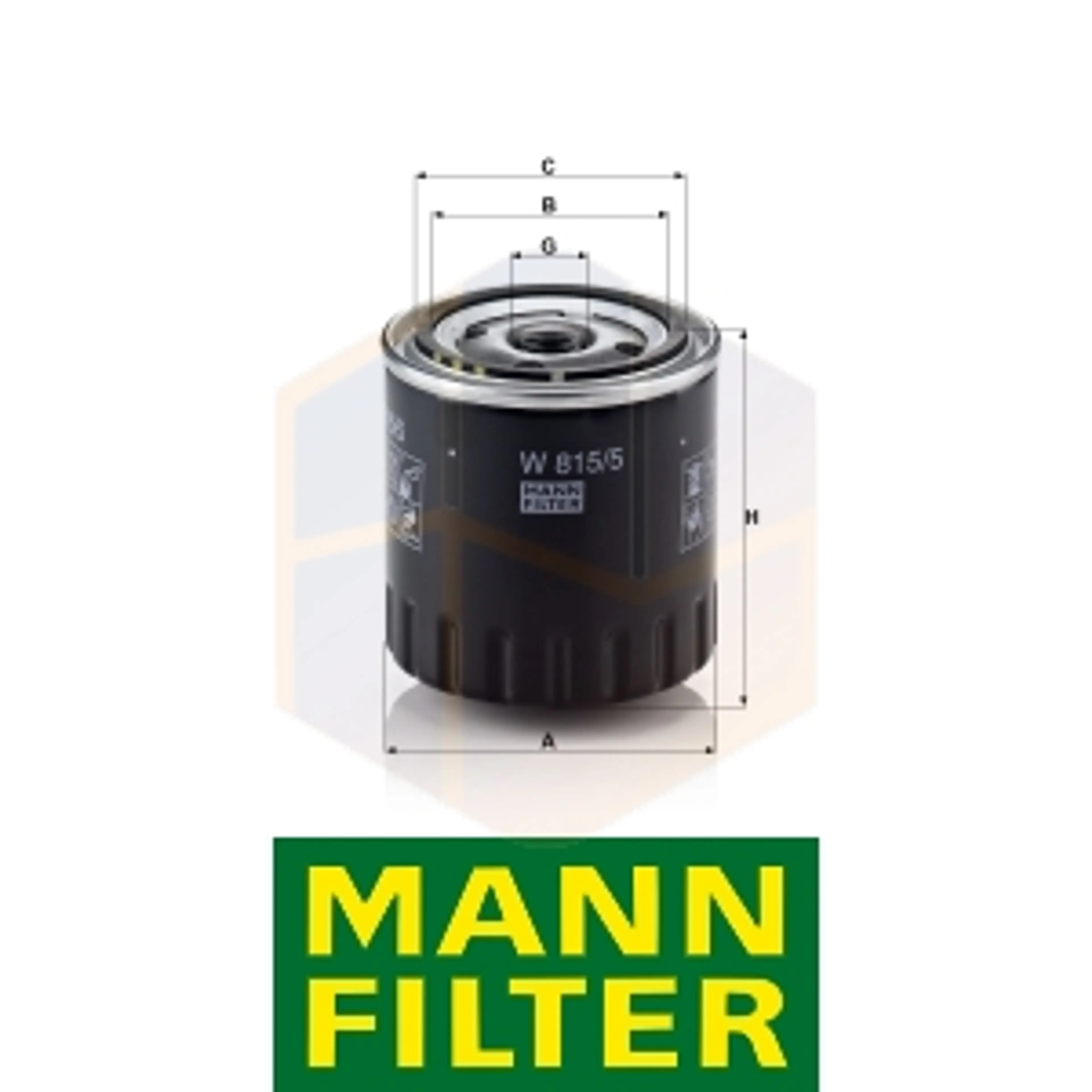 FILTRO ACEITE W 815/5 MANN