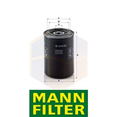 FILTRO ACEITE W 816/80 MANN
