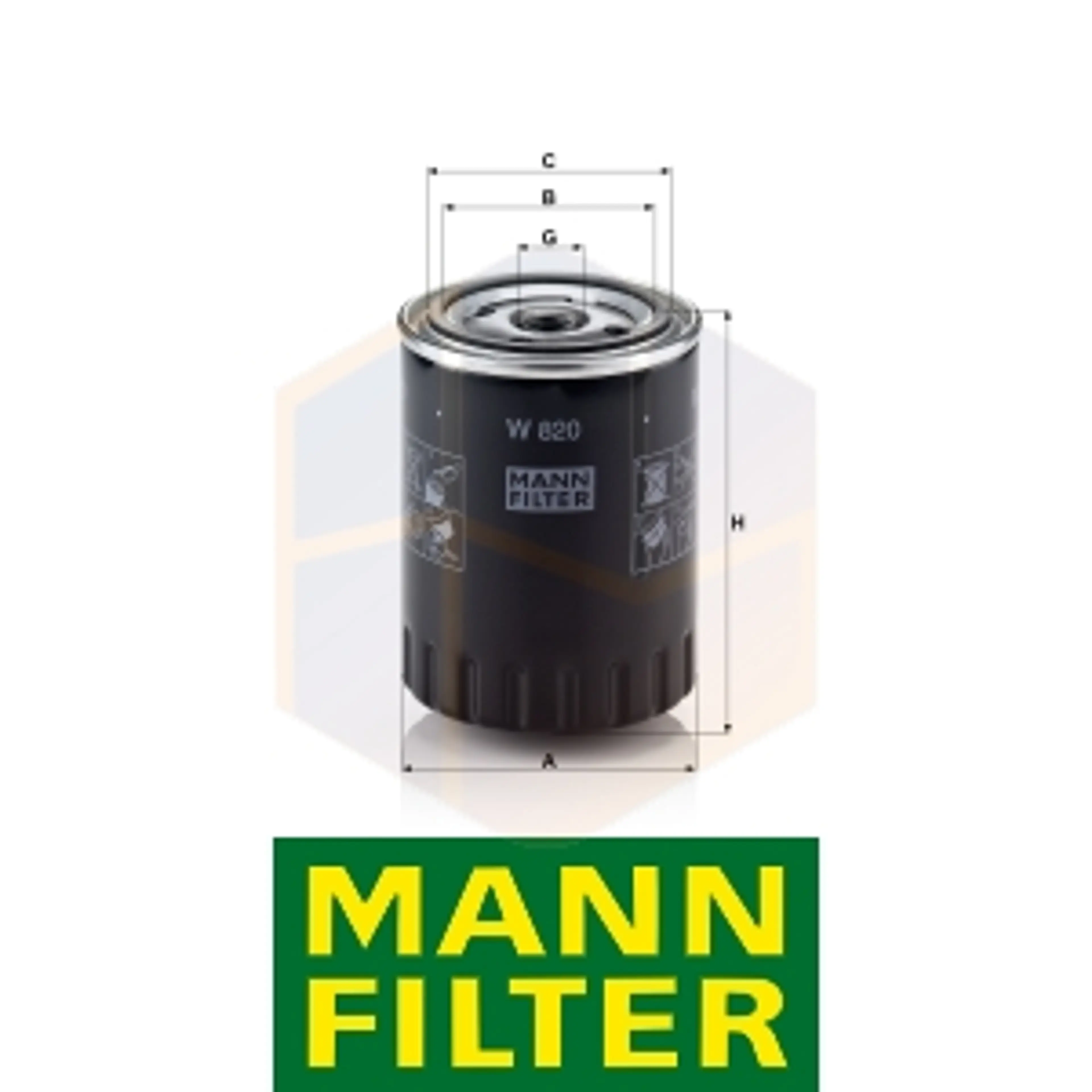 FILTRO ACEITE W 820 MANN