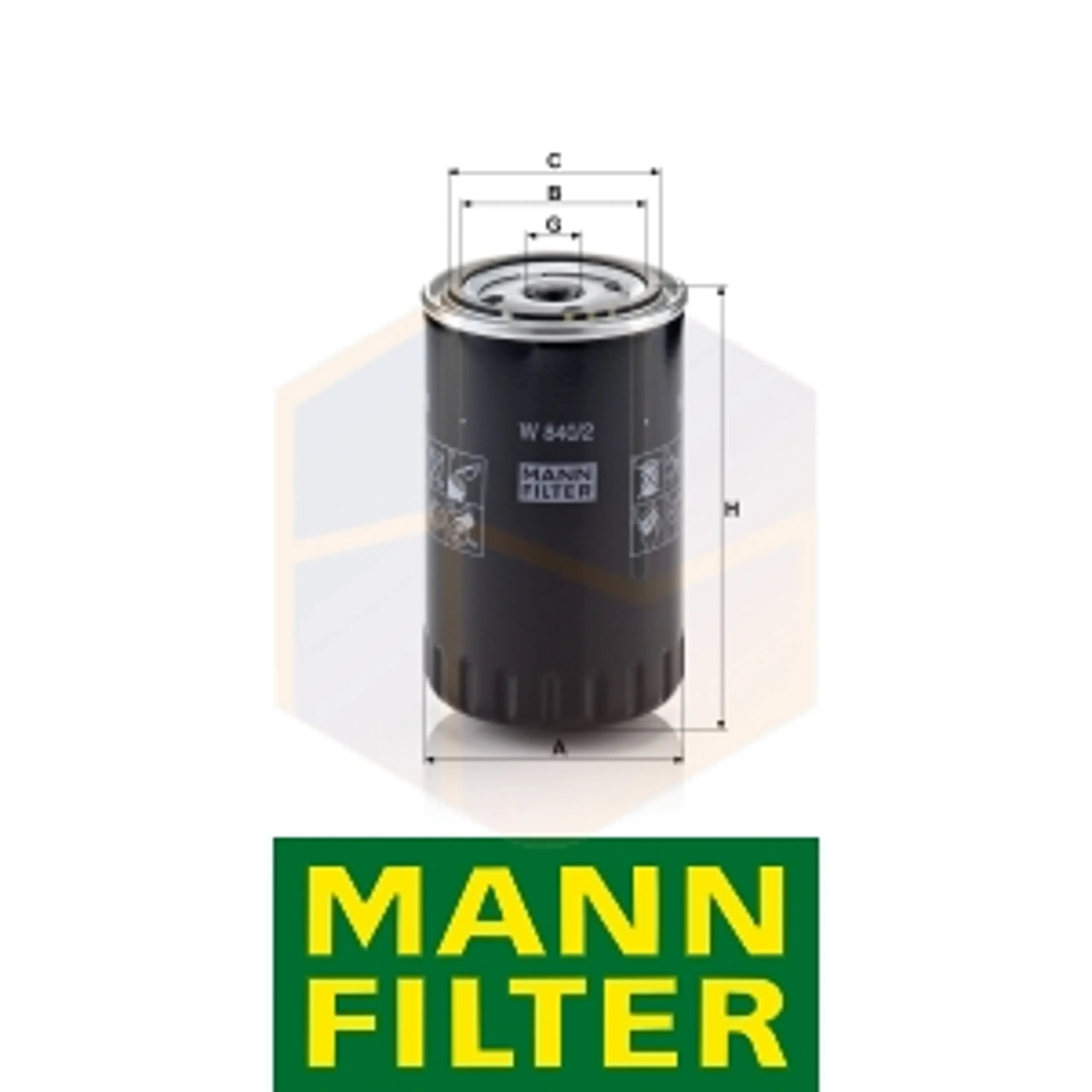 FILTRO ACEITE W 840/2 MANN