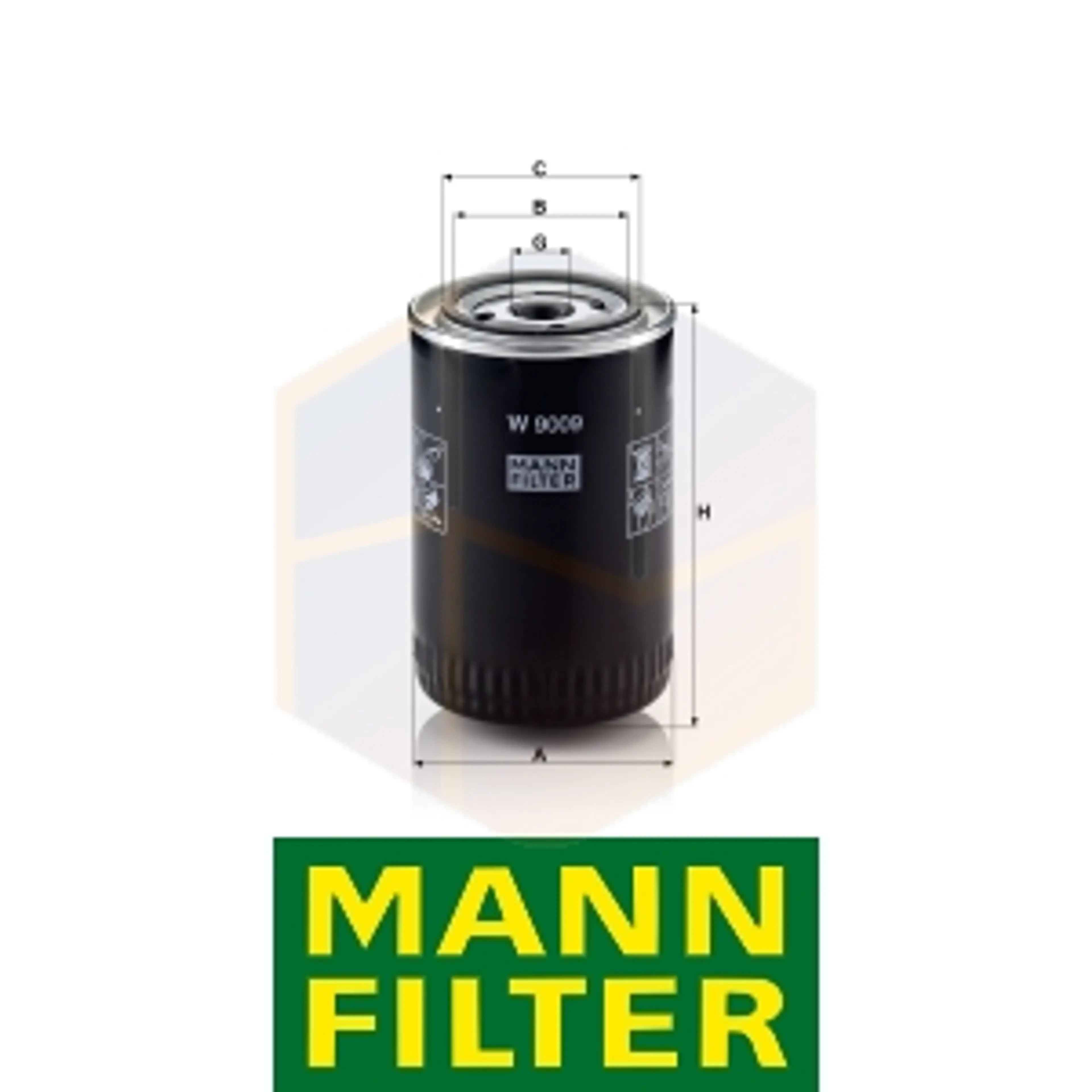 FILTRO ACEITE W 9009 MANN