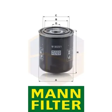 FILTRO HIDRÁULICO W 9023/1 MANN