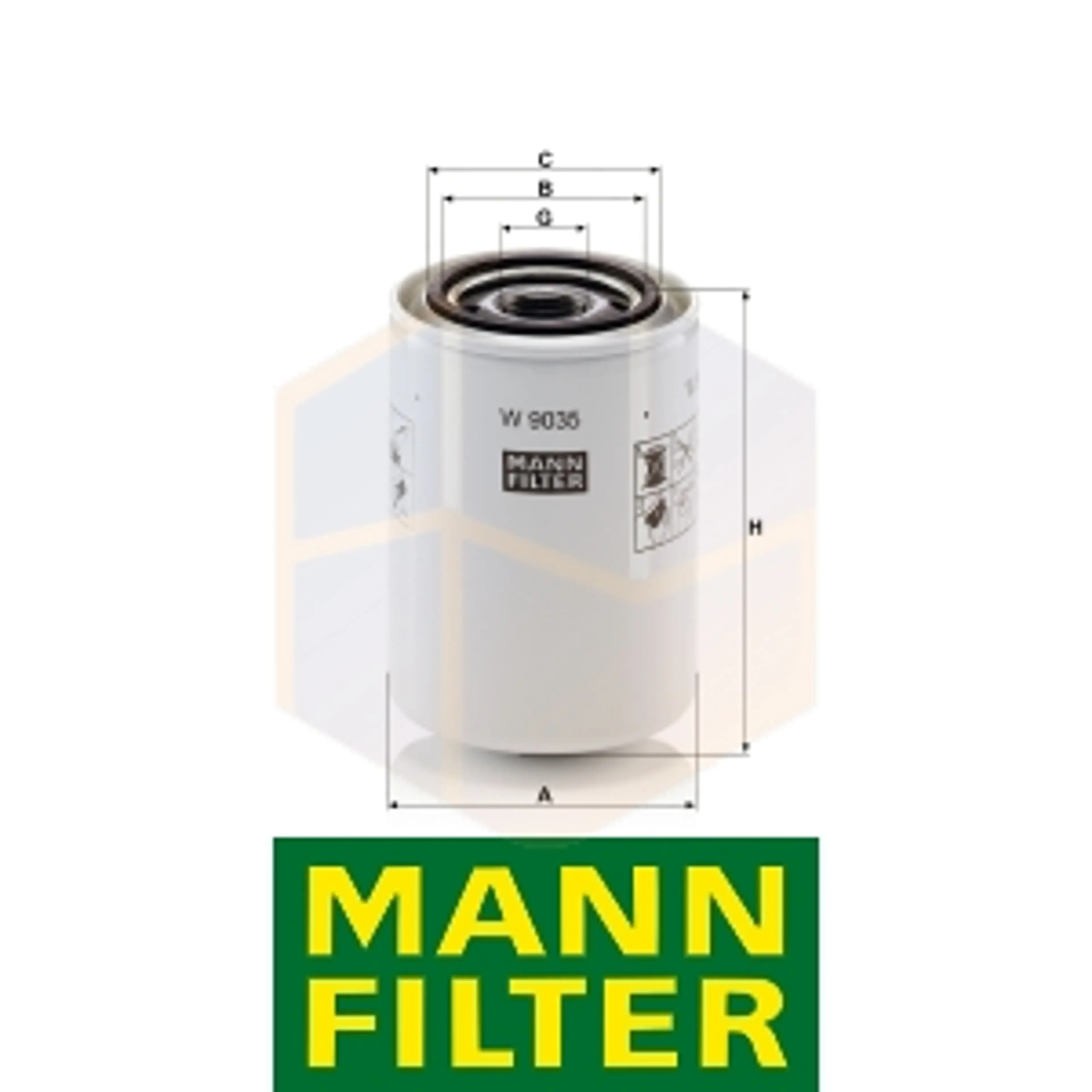 FILTRO ACEITE W 9035 MANN