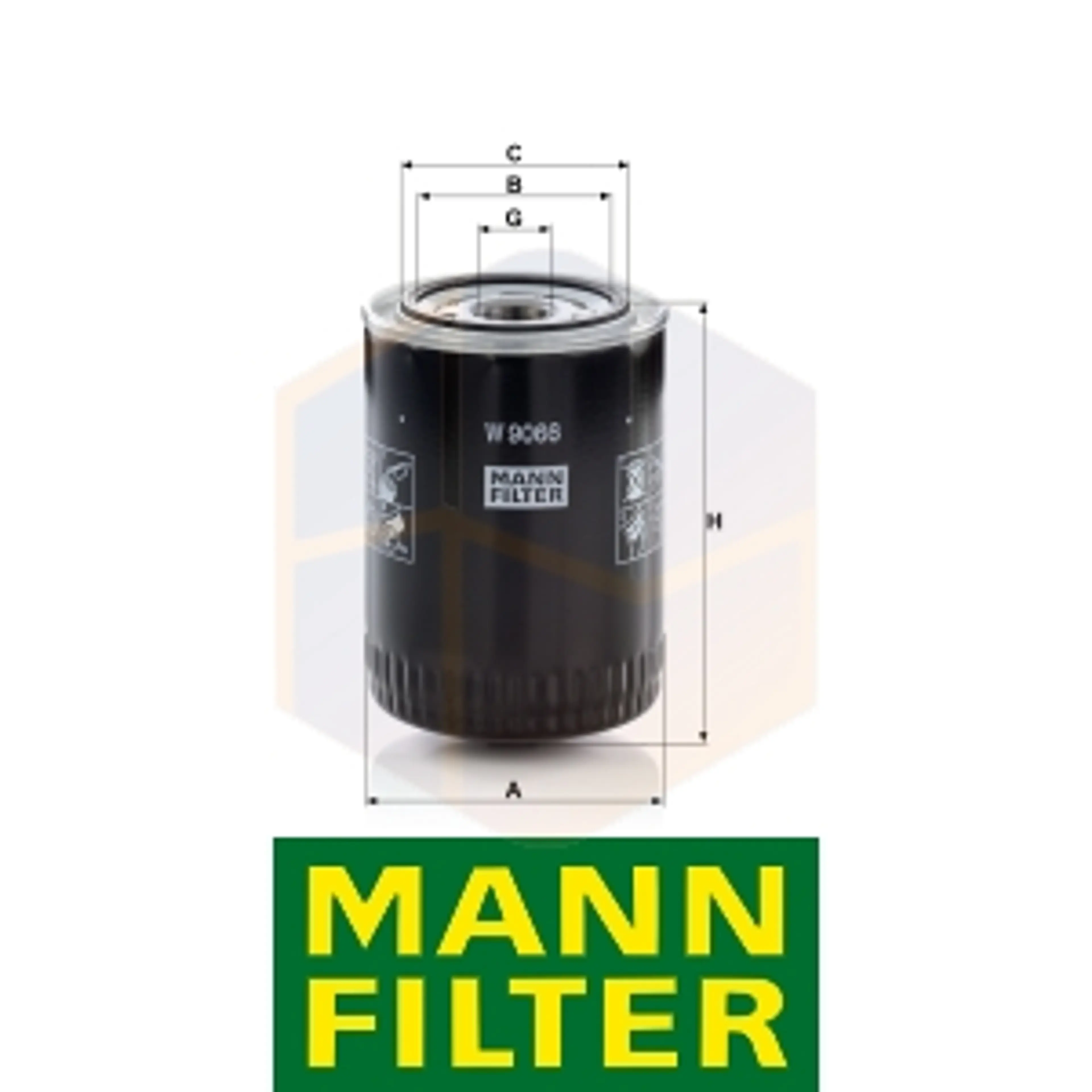 FILTRO ACEITE W 9066 MANN