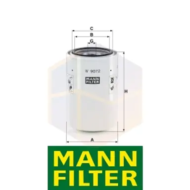 FILTRO ACEITE W 9072 MANN