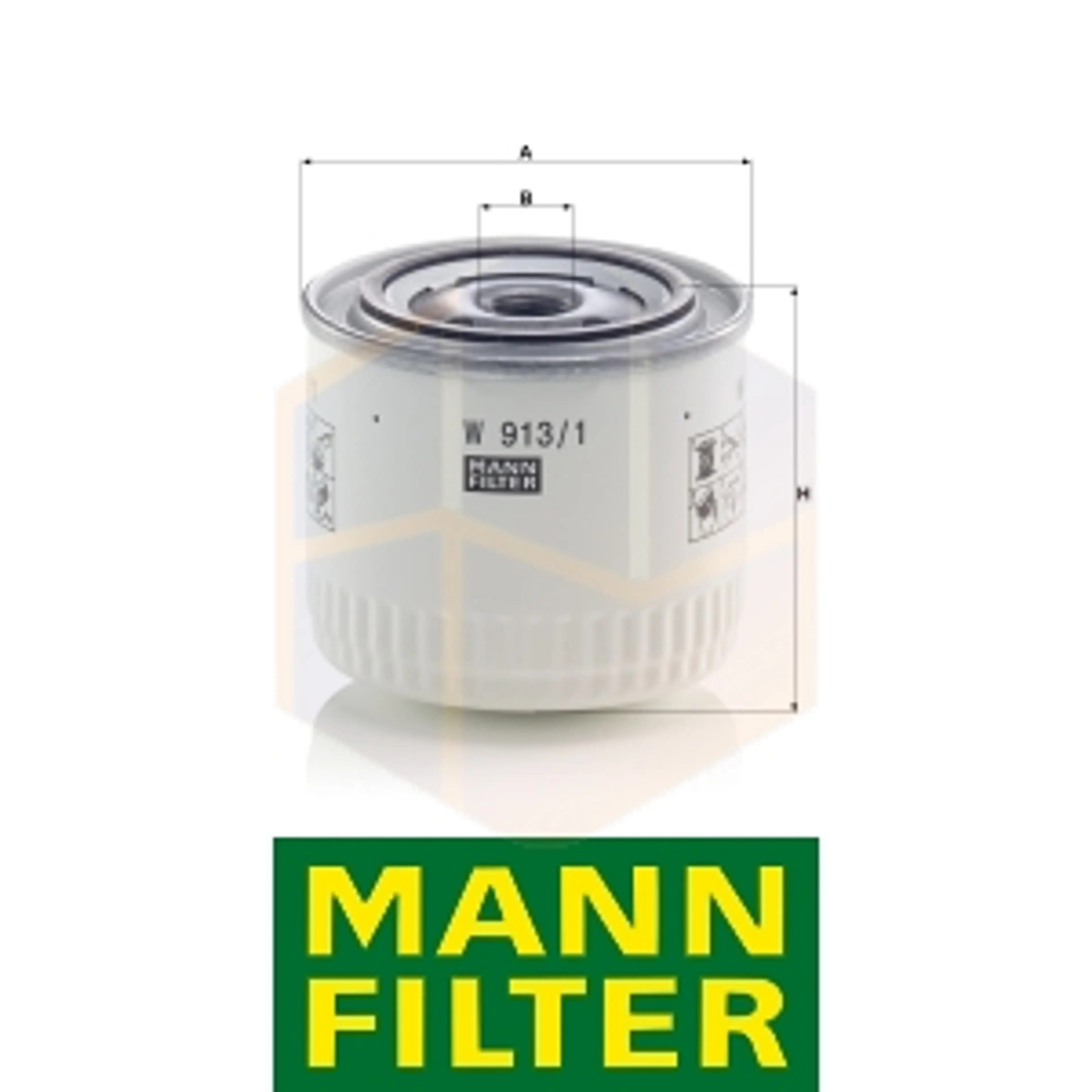 FILTRO ACEITE W 913/1 MANN