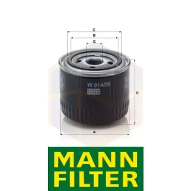 FILTRO ACEITE W 914/28 MANN