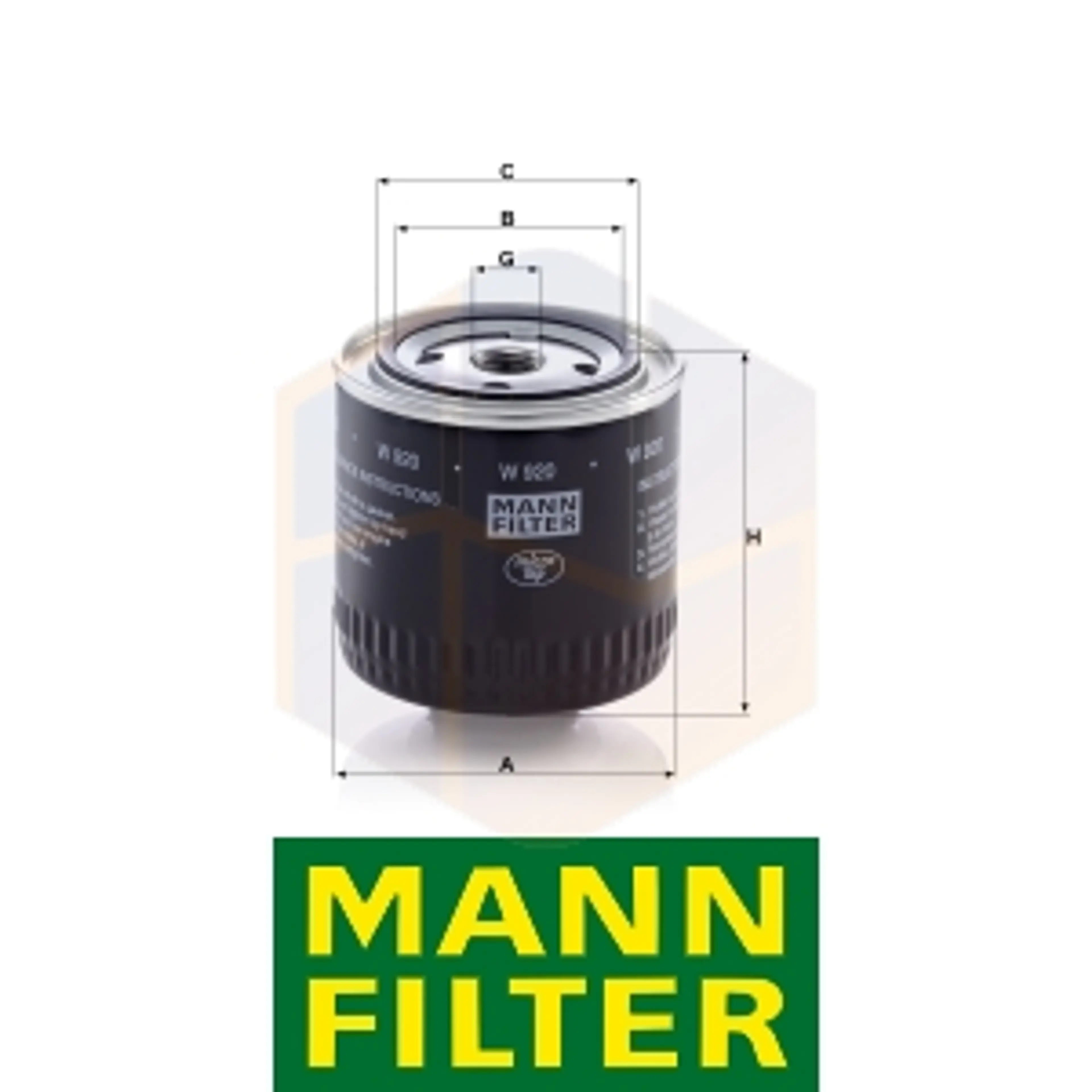 FILTRO ACEITE W 920 MANN