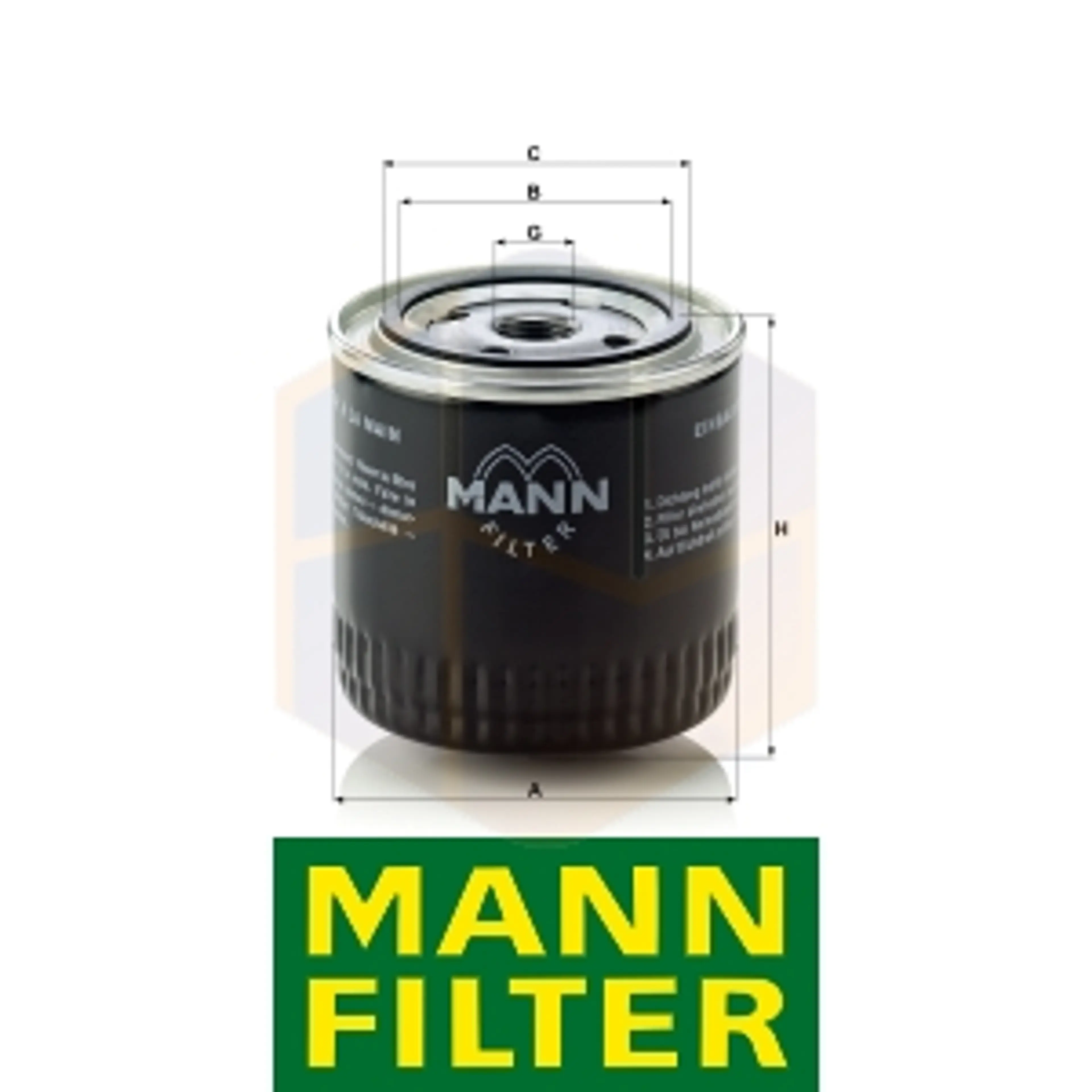 FILTRO ACEITE W 920/17 MANN