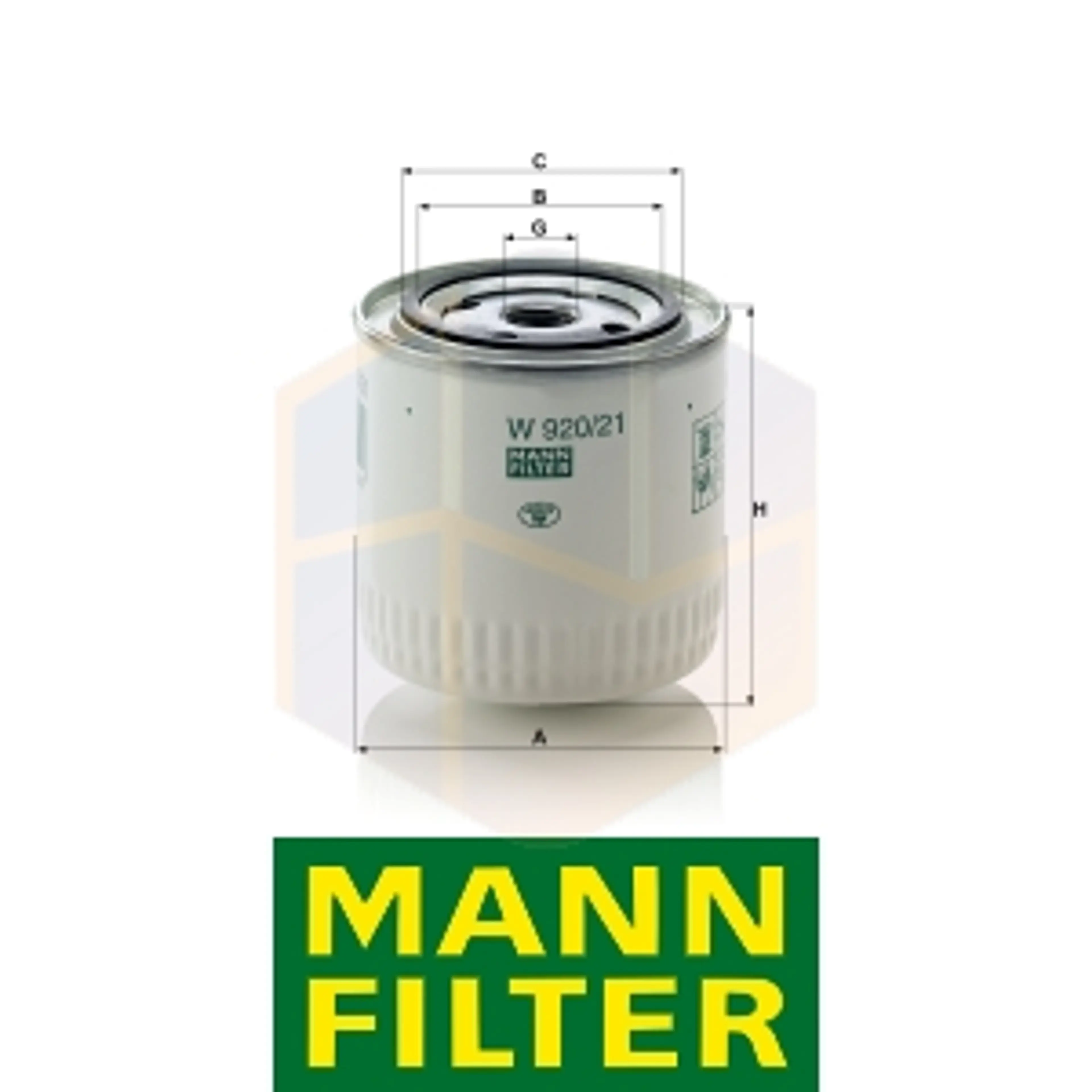 FILTRO ACEITE W 920/21 MANN