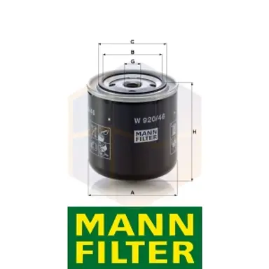 FILTRO ACEITE W 920/46 MANN