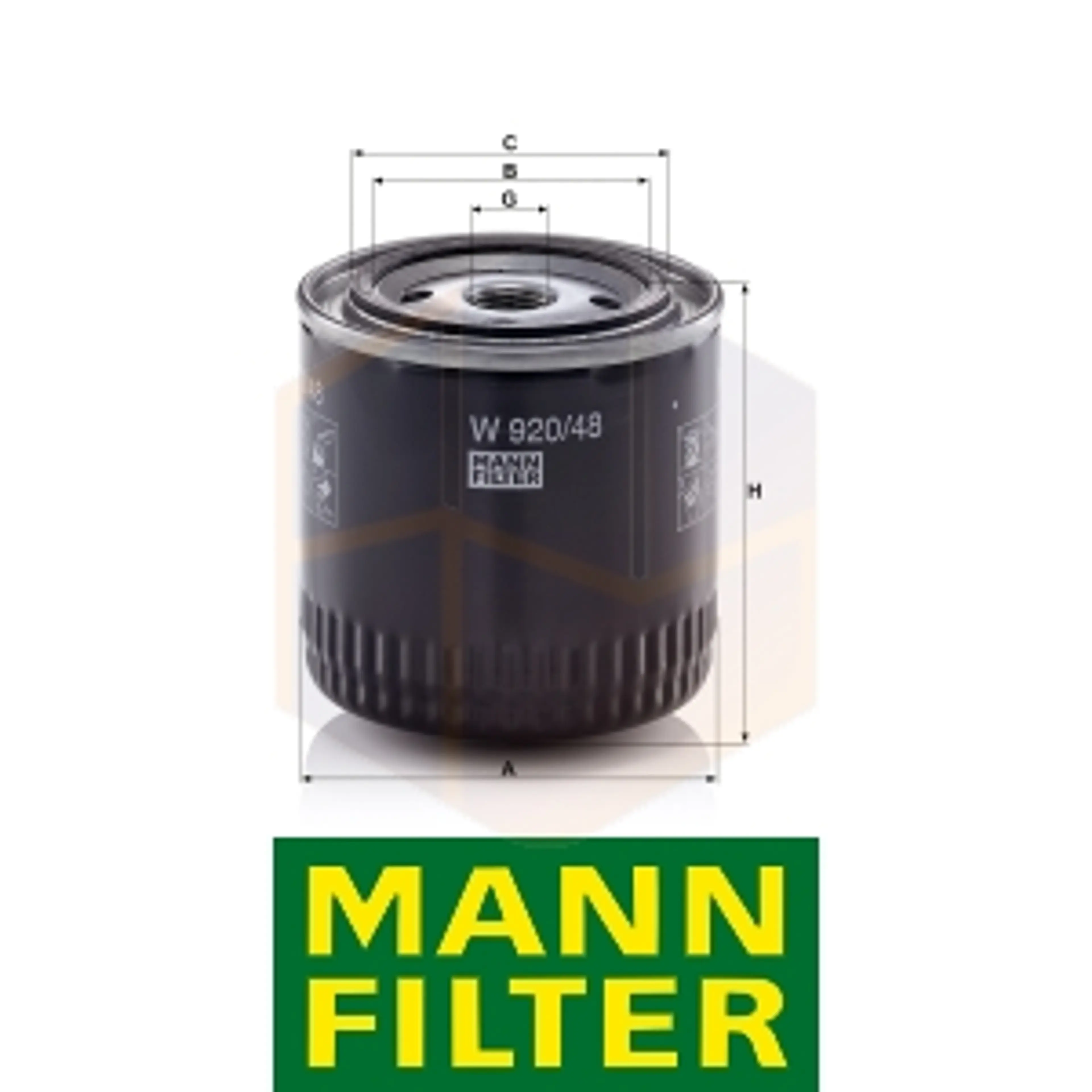 FILTRO ACEITE W 920/48 MANN