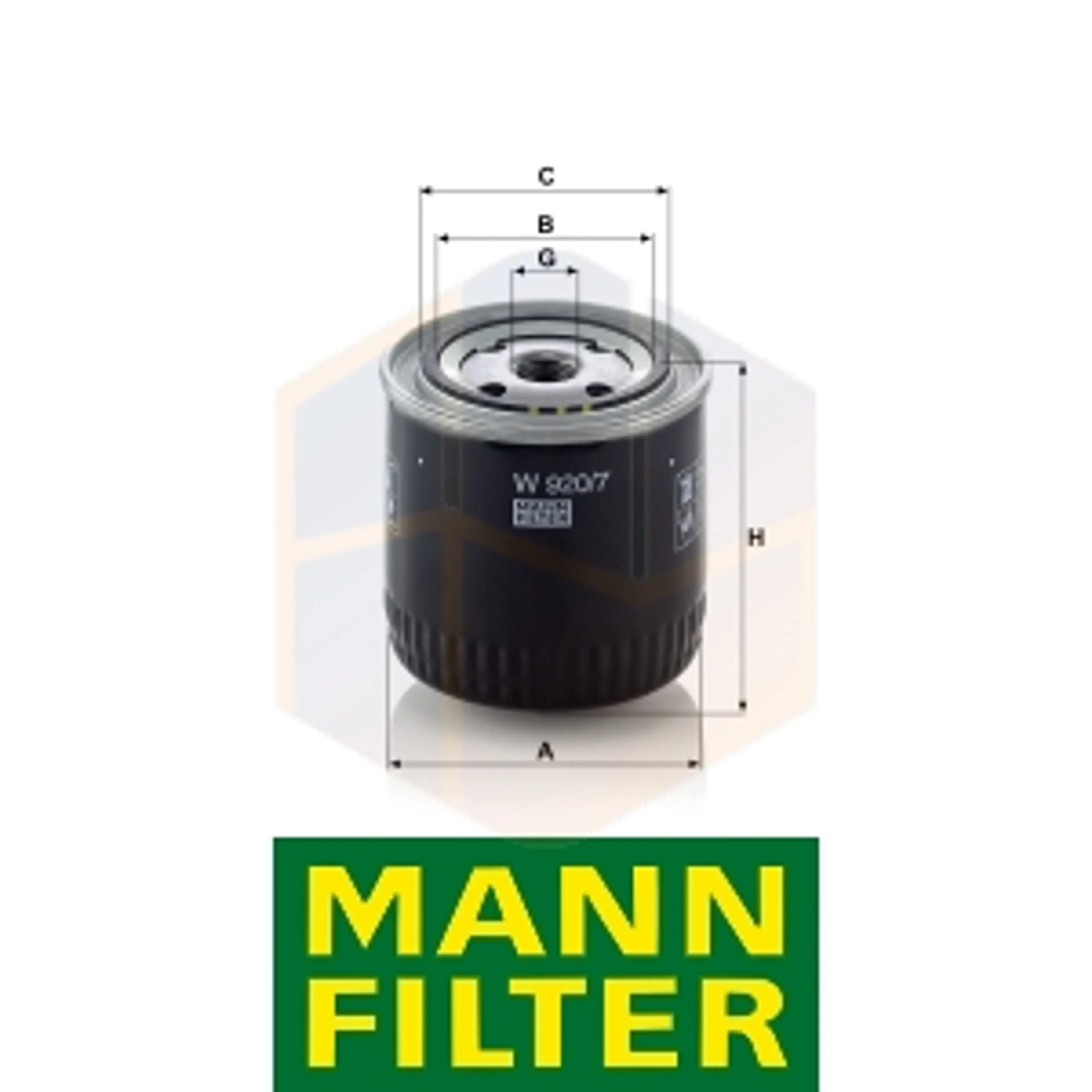 FILTRO ACEITE W 920/7 MANN