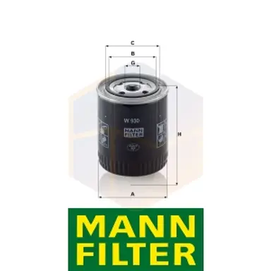 FILTRO ACEITE W 930 MANN