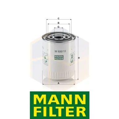 FILTRO ACEITE W 930/13 MANN