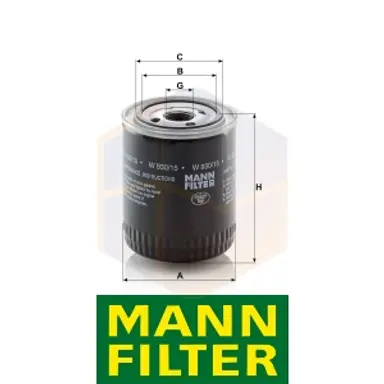 FILTRO ACEITE W 930/15 MANN