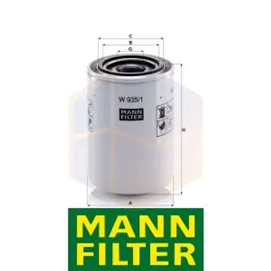 FILTRO HIDRÁULICO W 935/1 MANN