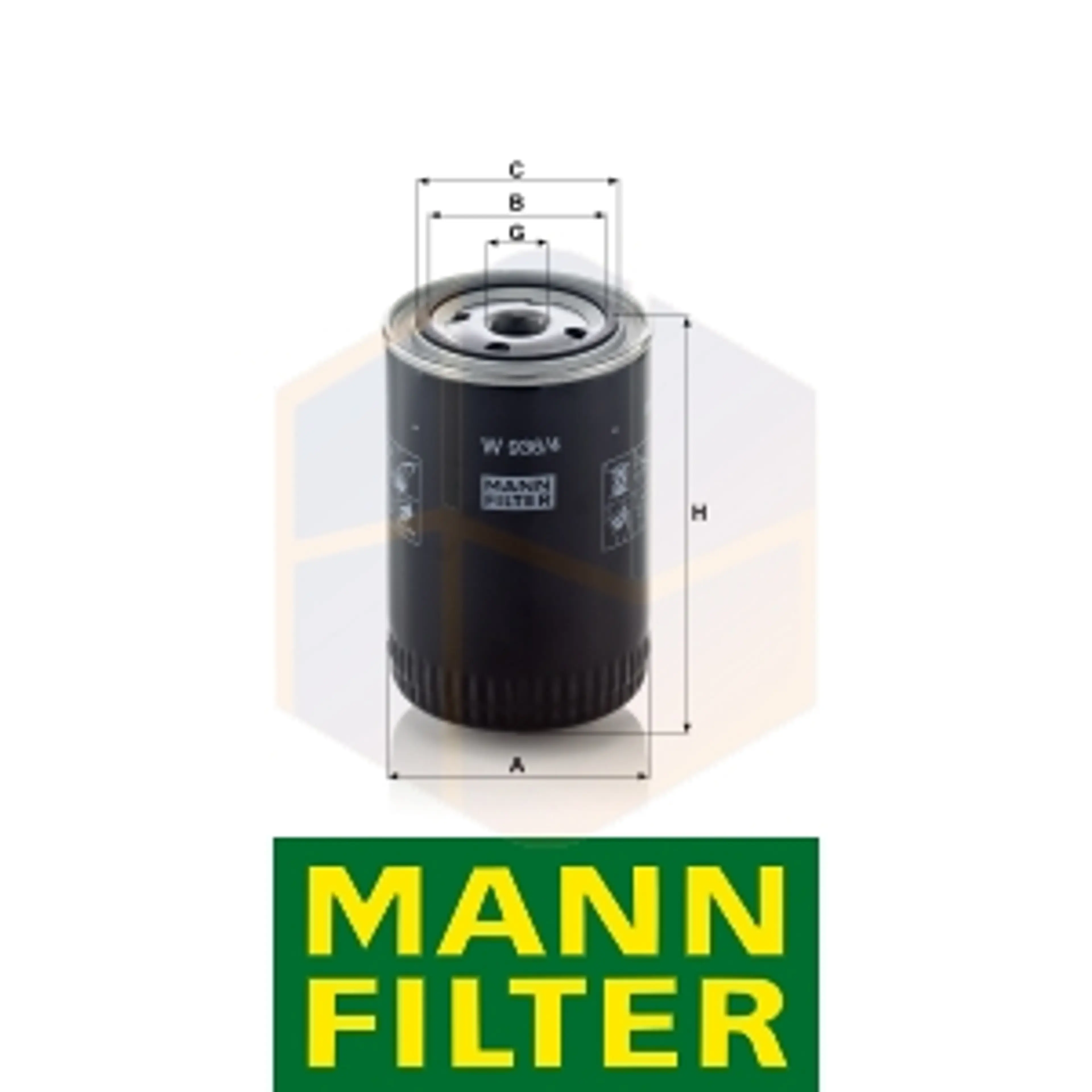 FILTRO ACEITE W 936/4 MANN