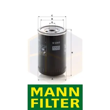 FILTRO ACEITE W 936/5 MANN