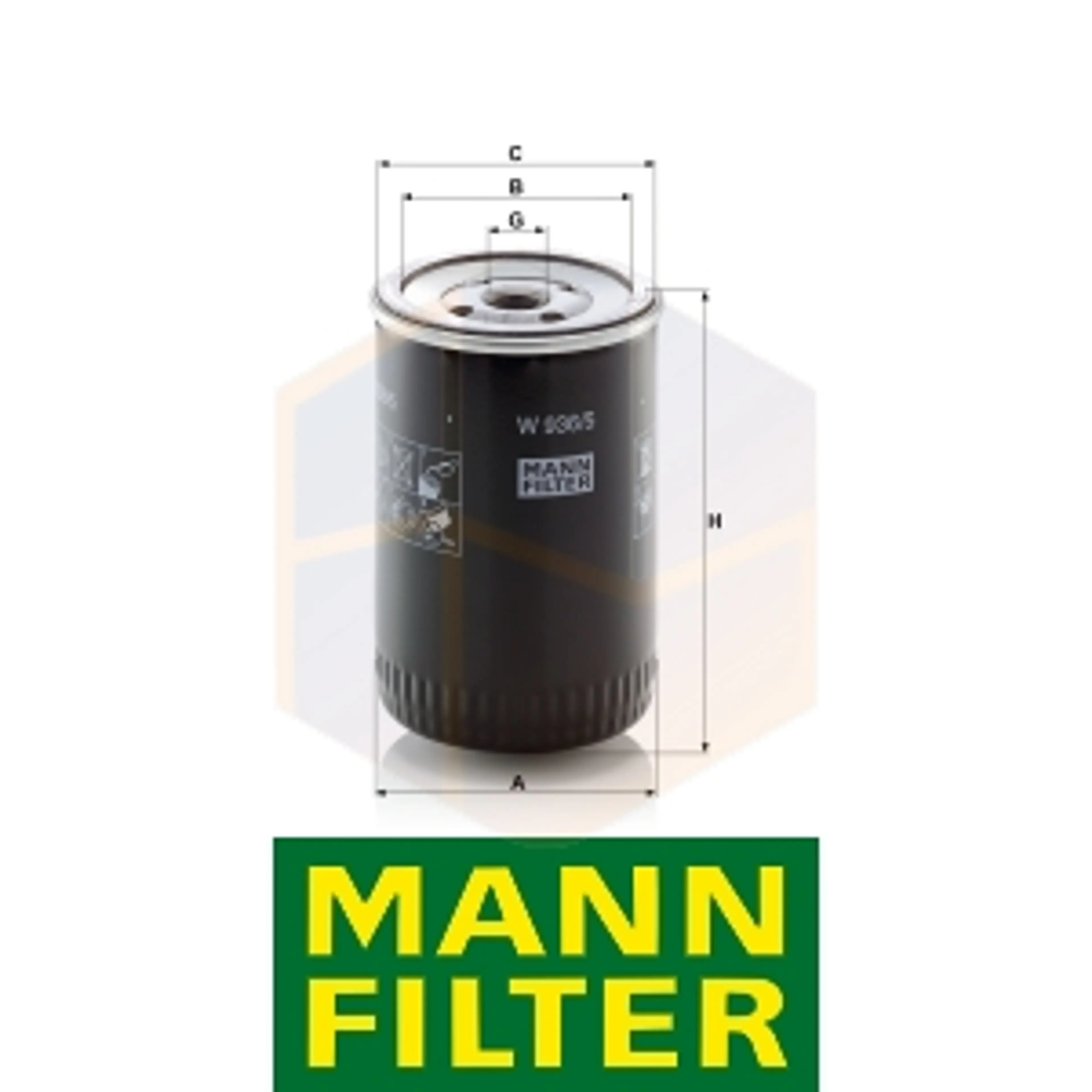 FILTRO ACEITE W 936/5 MANN