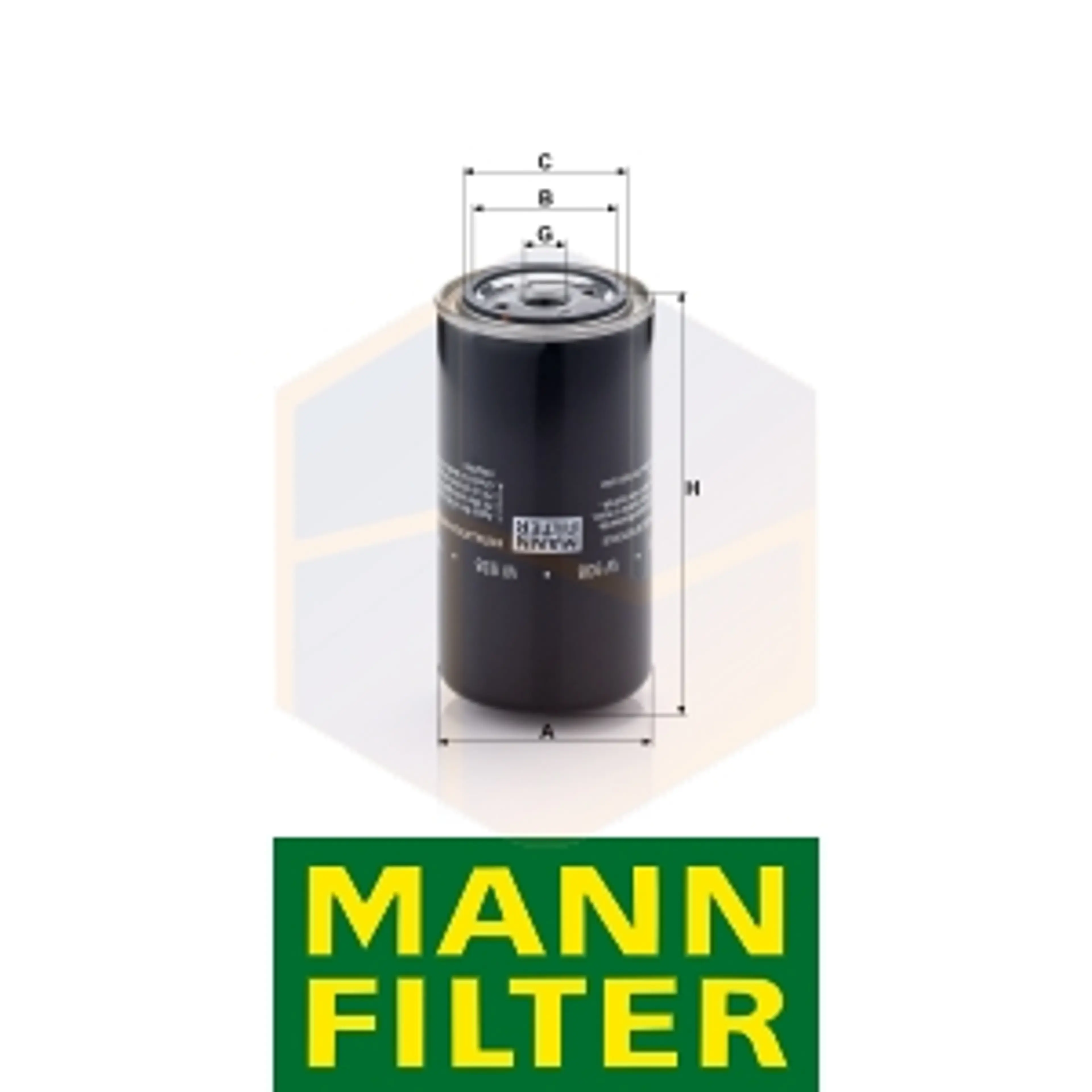 FILTRO ACEITE W 938 MANN