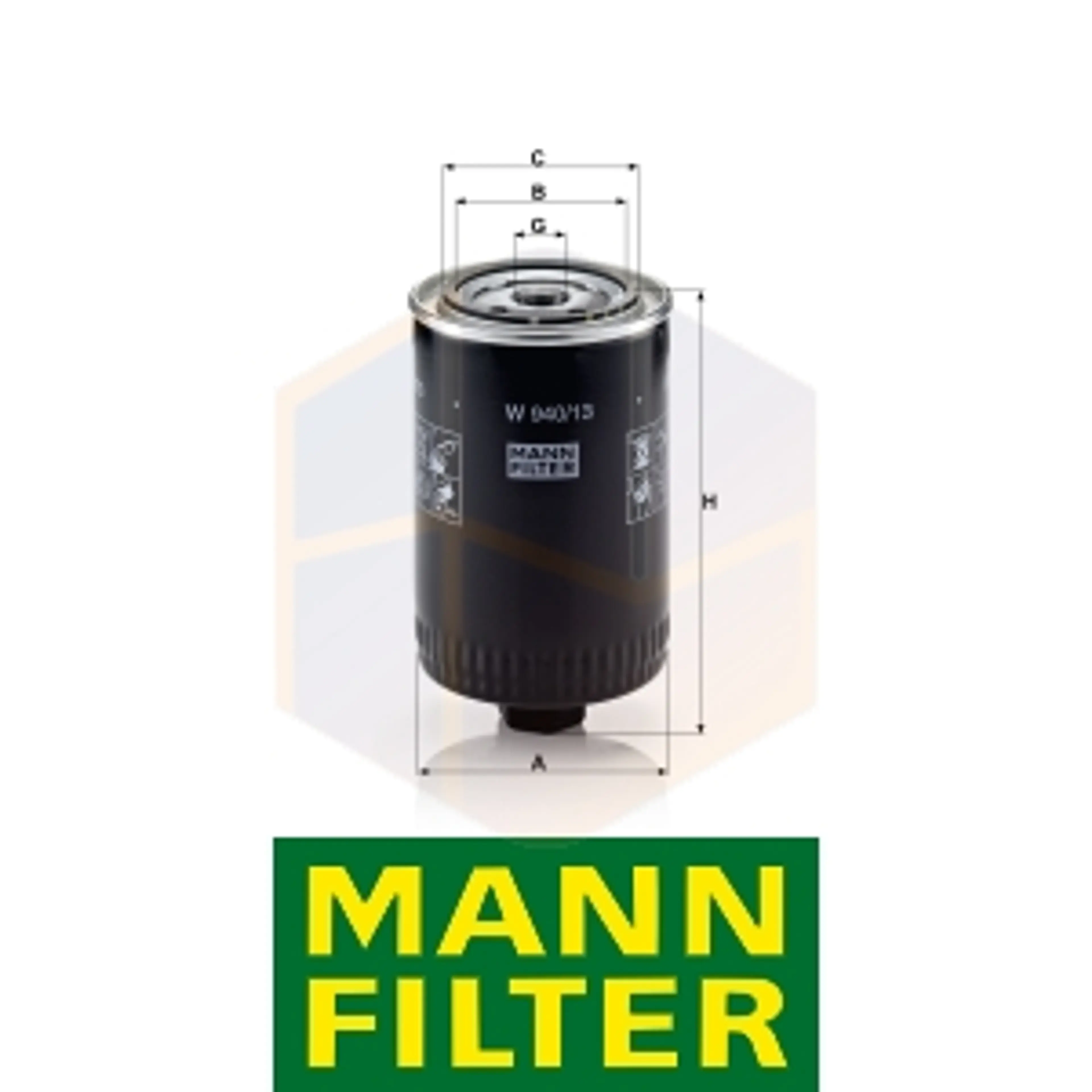 FILTRO ACEITE W 940/13 MANN