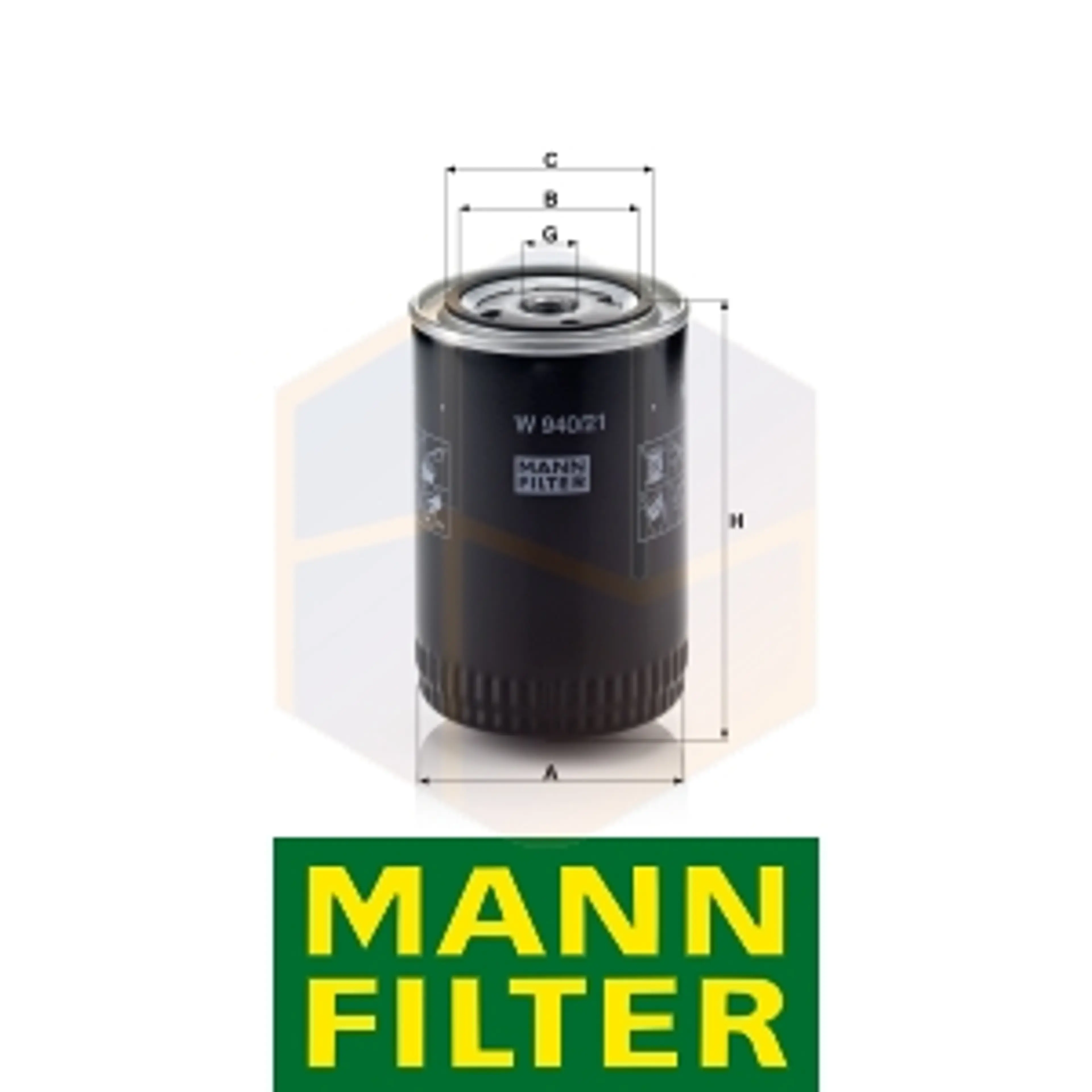 FILTRO ACEITE W 940/21 MANN