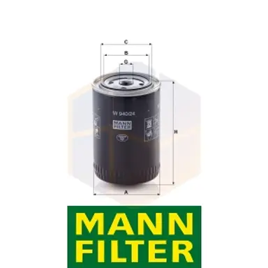 FILTRO ACEITE W 940/24 MANN