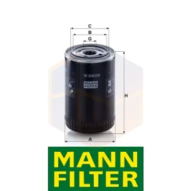 FILTRO ACEITE W 940/26 MANN