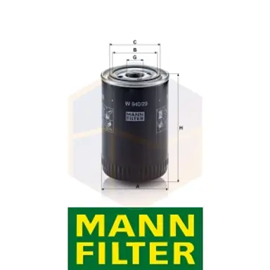 FILTRO ACEITE W 940/29 MANN