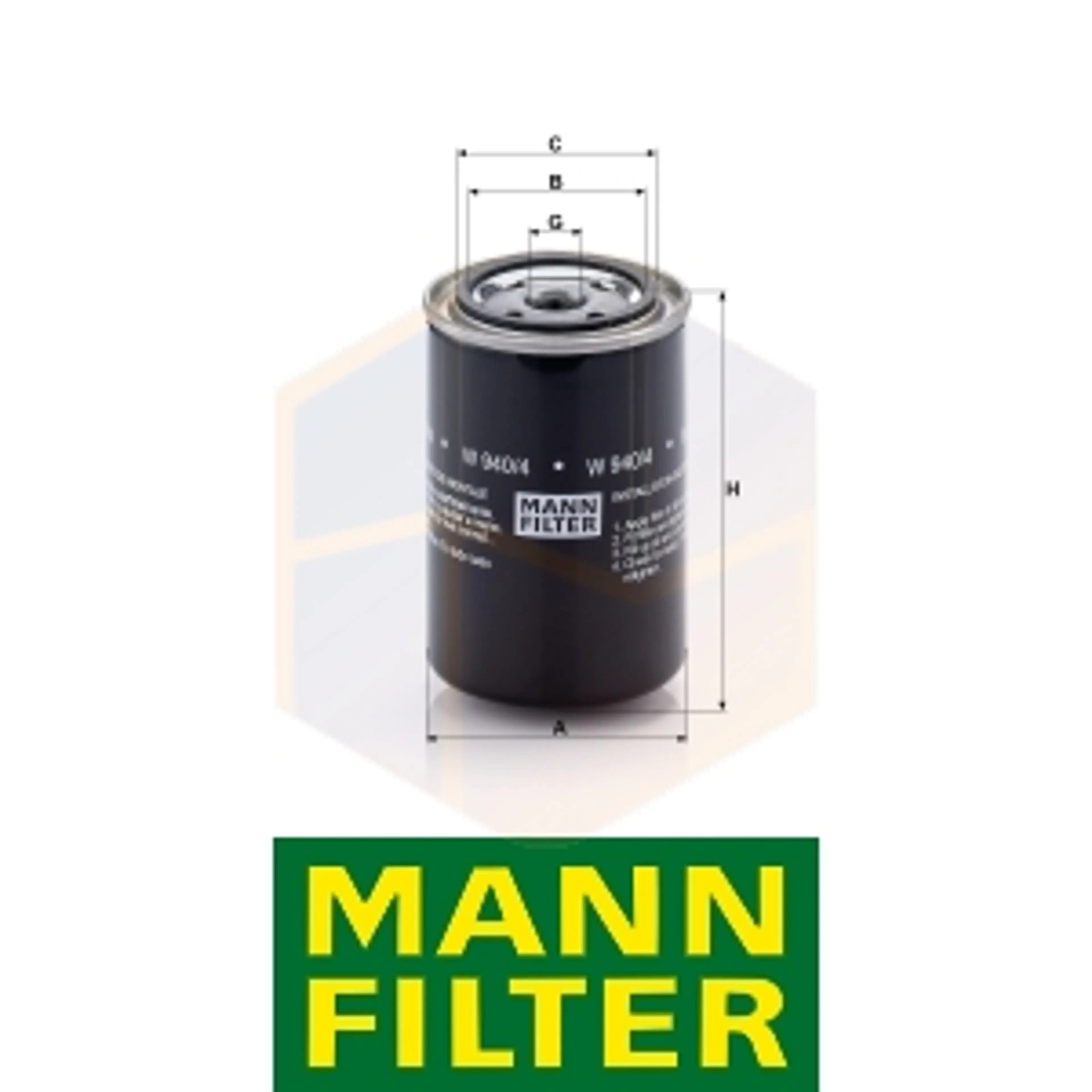 FILTRO ACEITE W 940/4 MANN