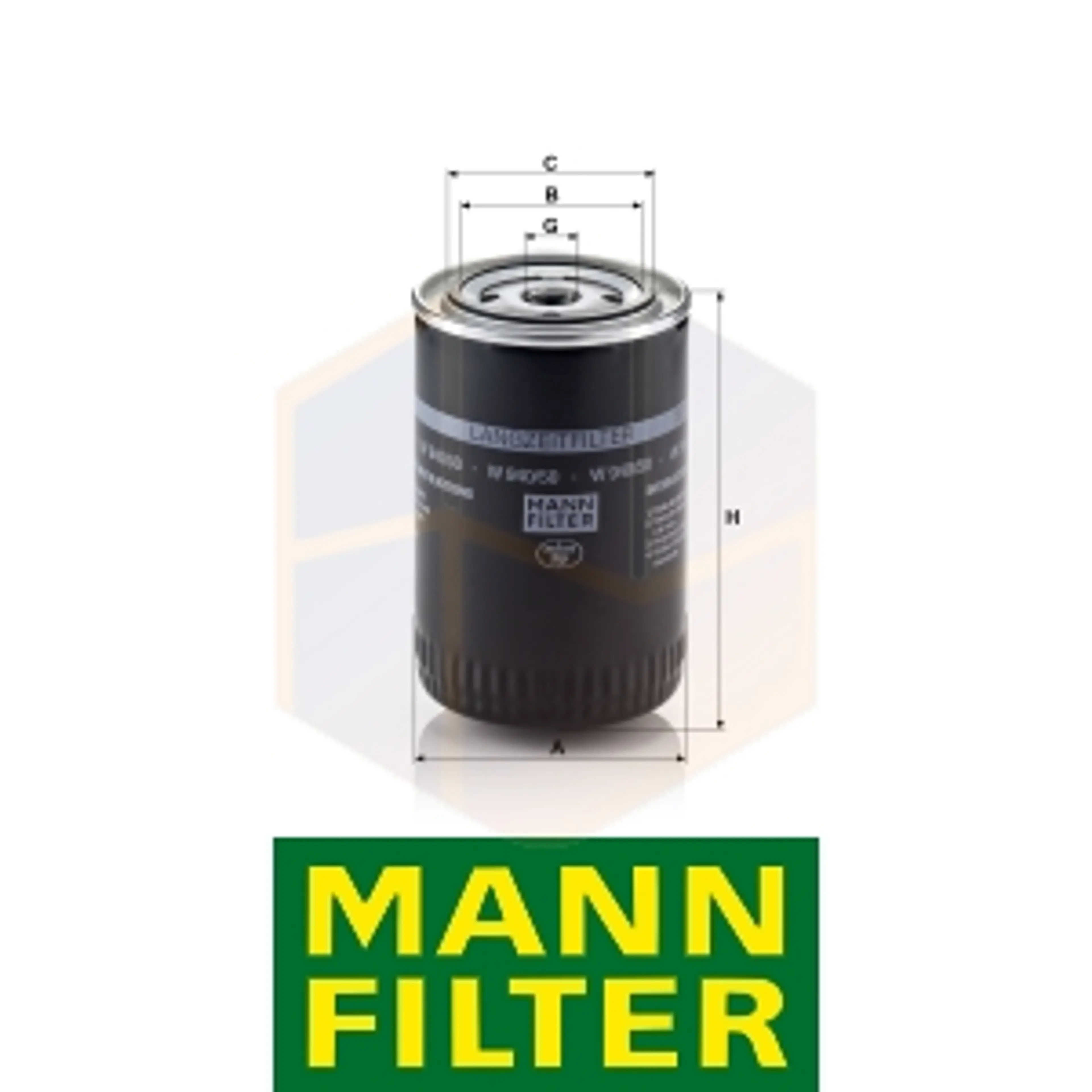 FILTRO ACEITE W 940/50 MANN