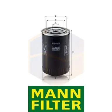 FILTRO ACEITE W 940/66 MANN