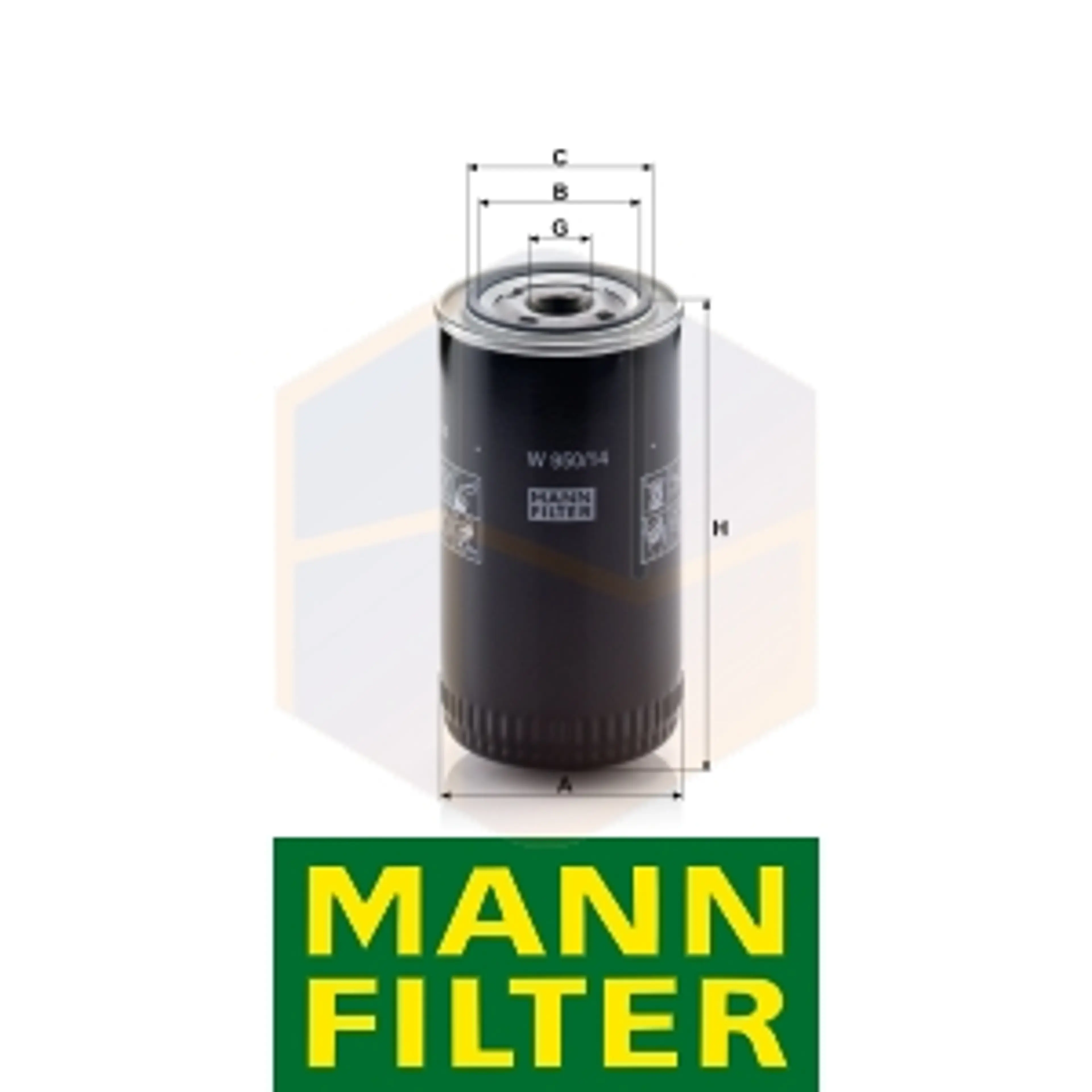 FILTRO ACEITE W 950/14 MANN