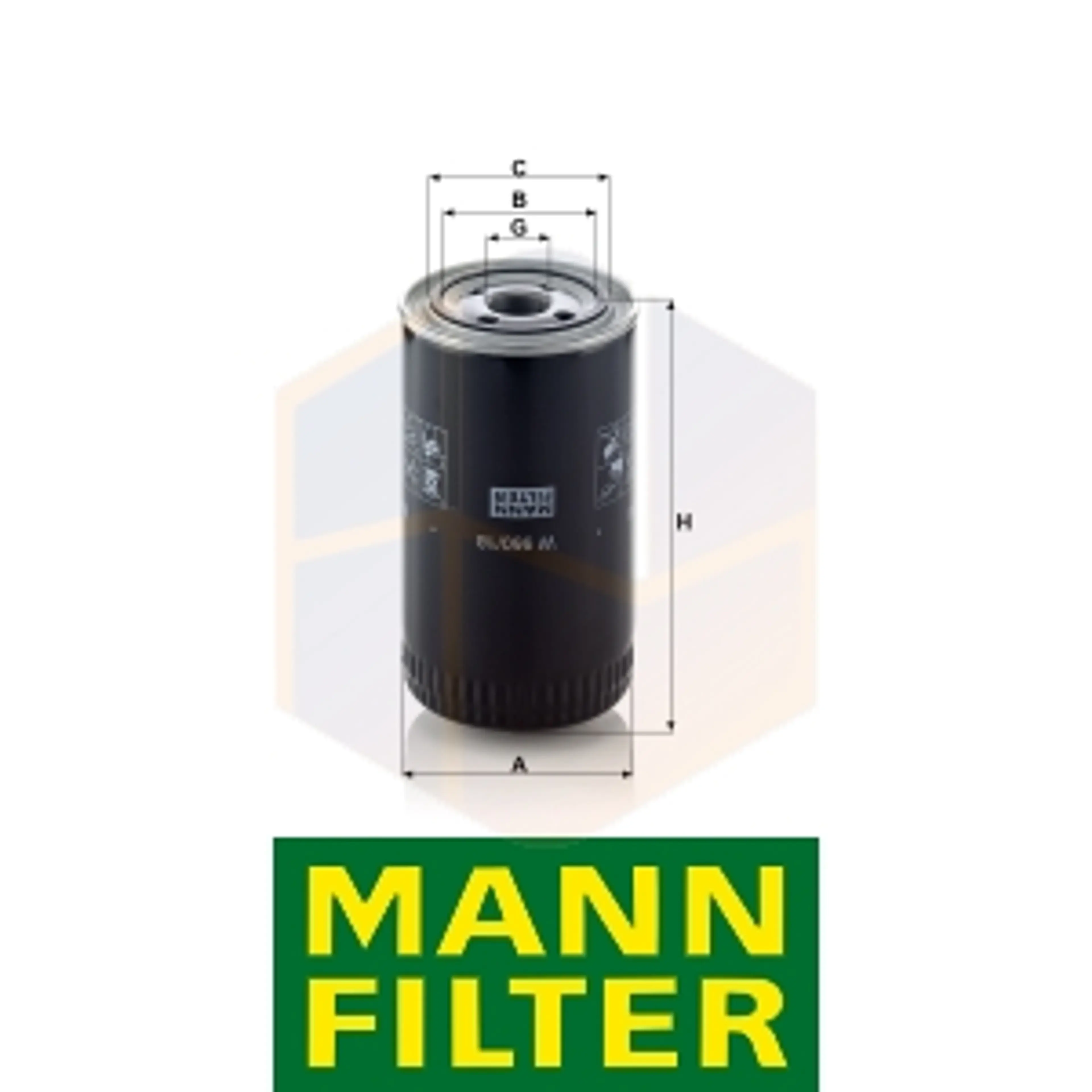 FILTRO ACEITE W 950/18 MANN