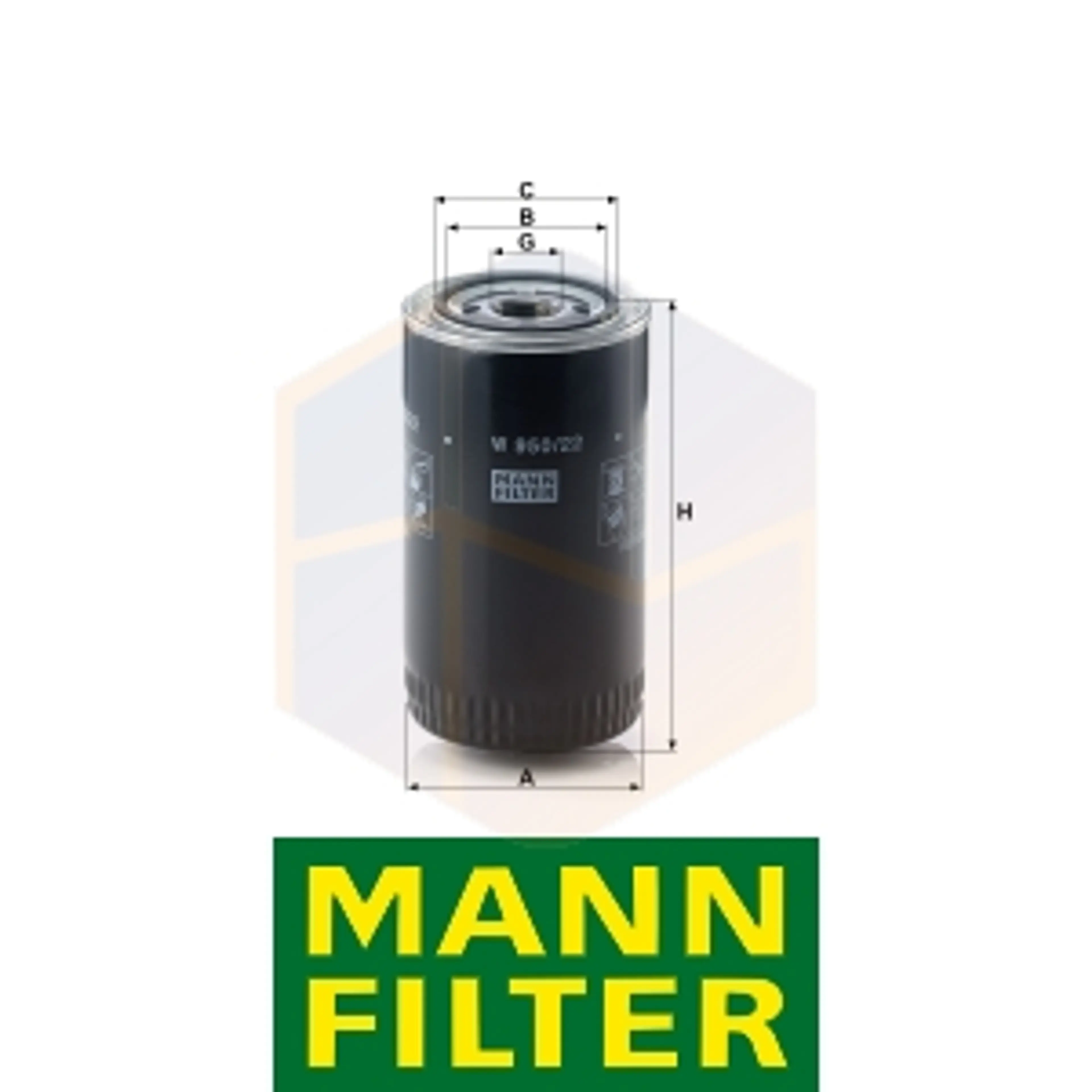 FILTRO ACEITE W 950/22 MANN