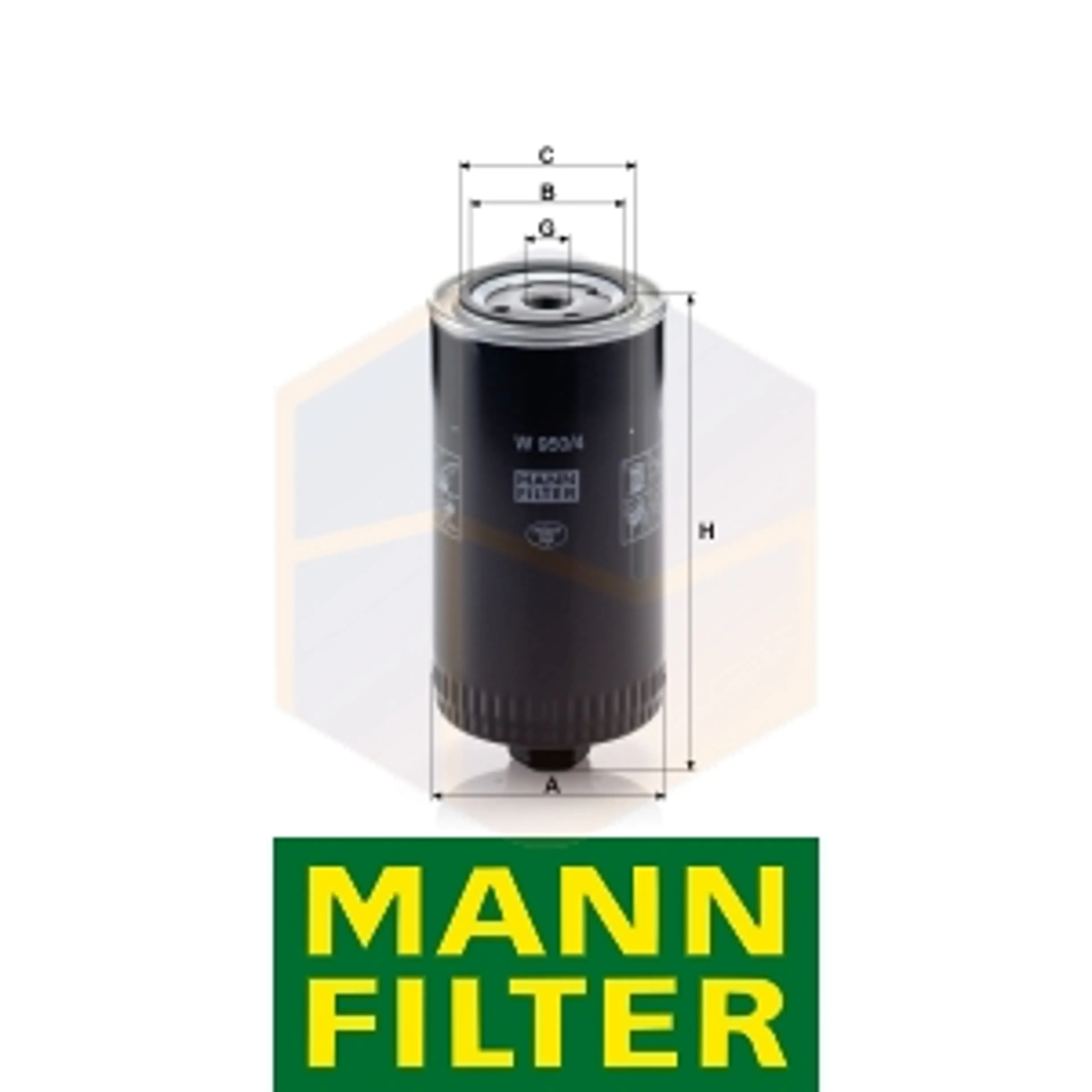 FILTRO ACEITE W 950/4 MANN